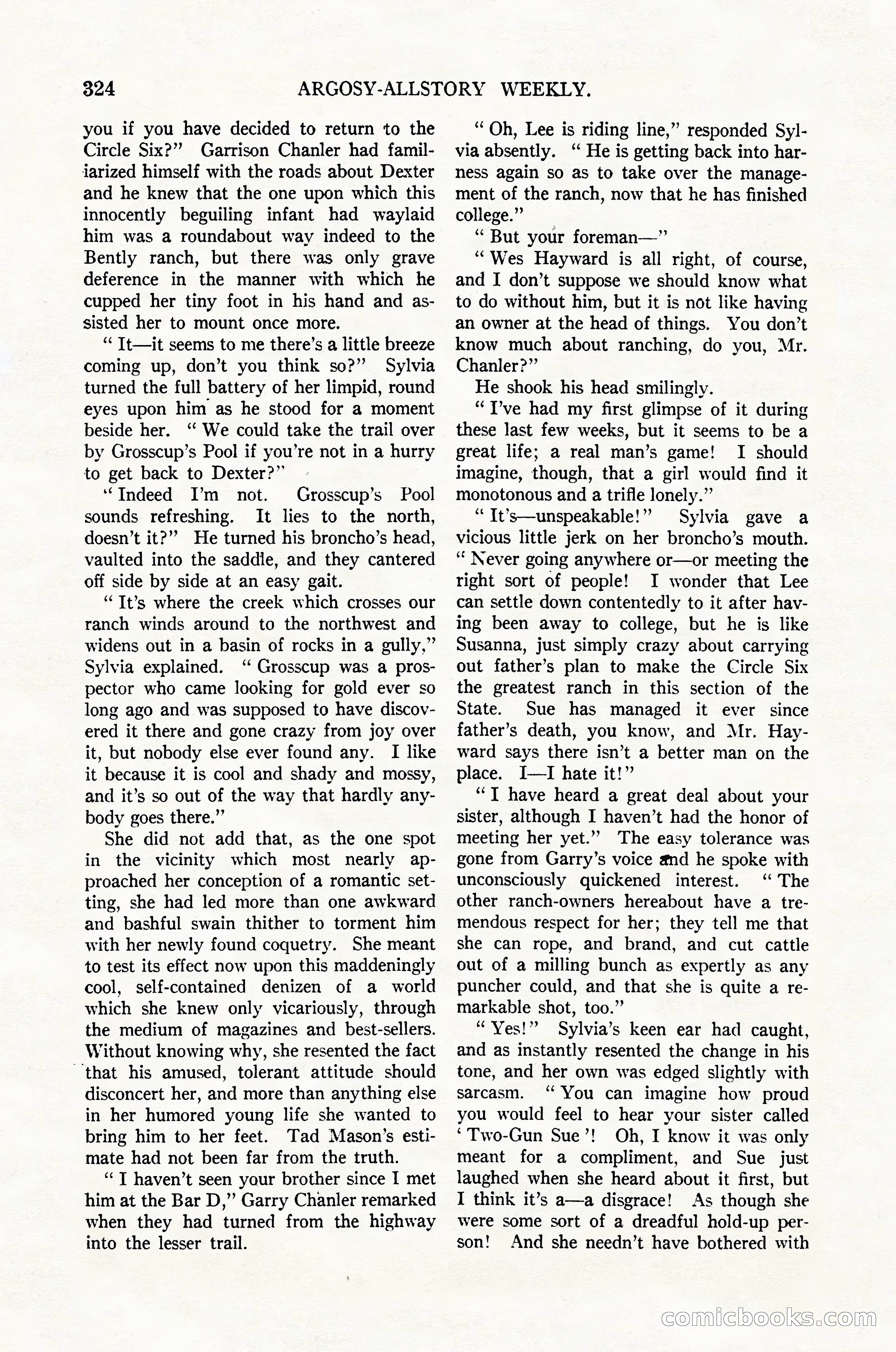 Argosy All-Story Weekly, February 4, 1922 — page 14 of 178