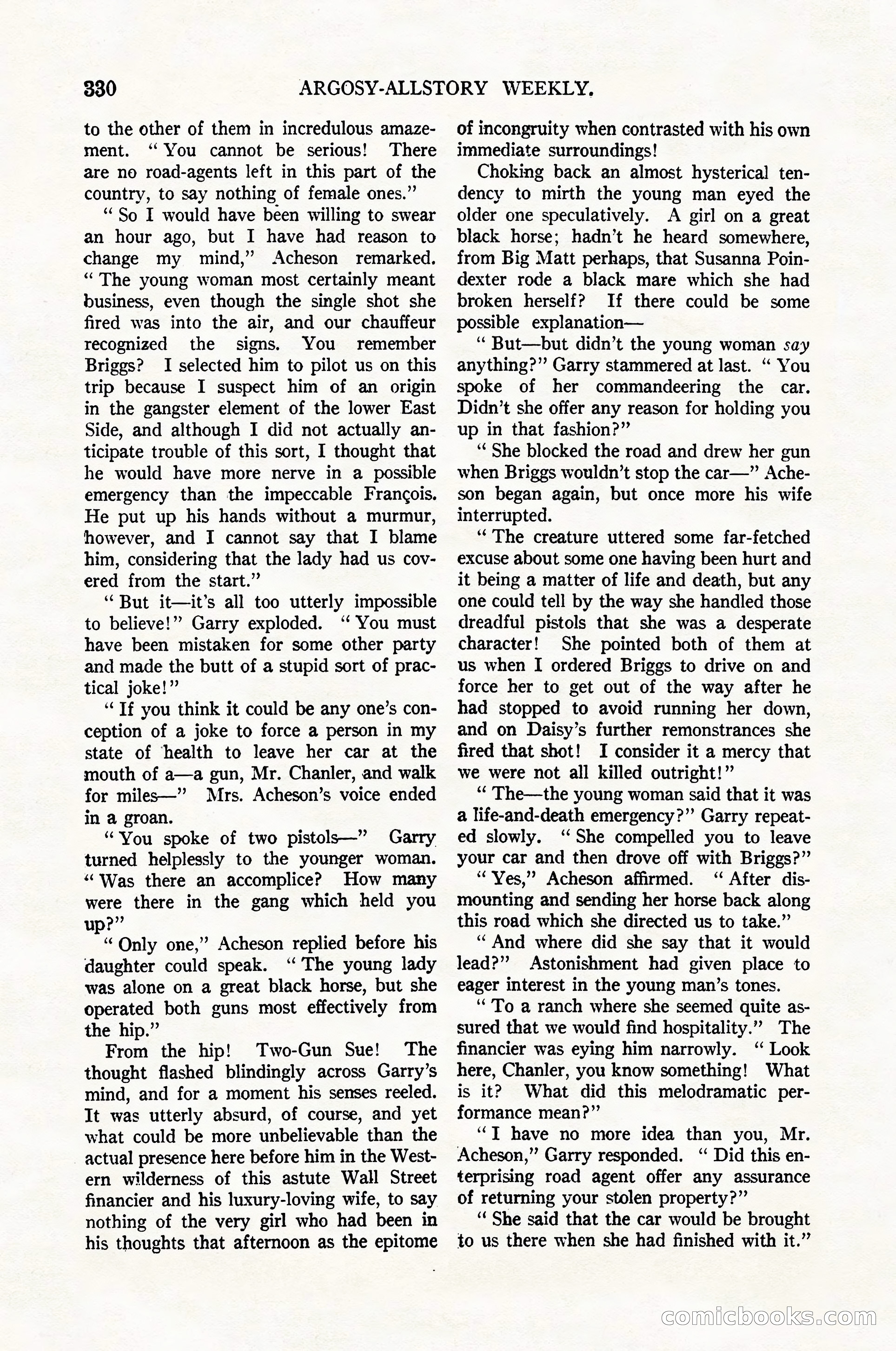 Argosy All-Story Weekly, February 4, 1922 — page 20 of 178