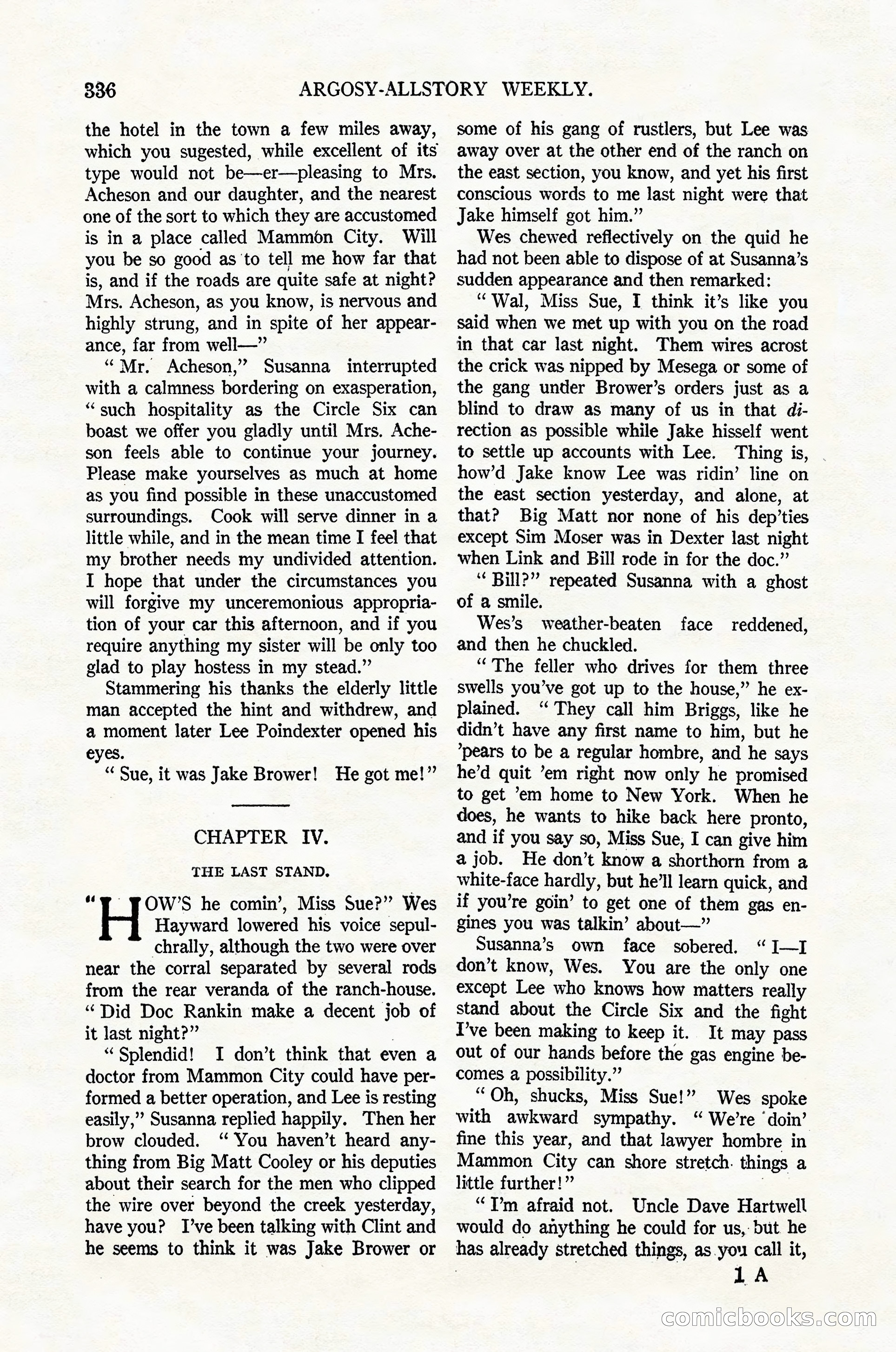Argosy All-Story Weekly, February 4, 1922 — page 26 of 178