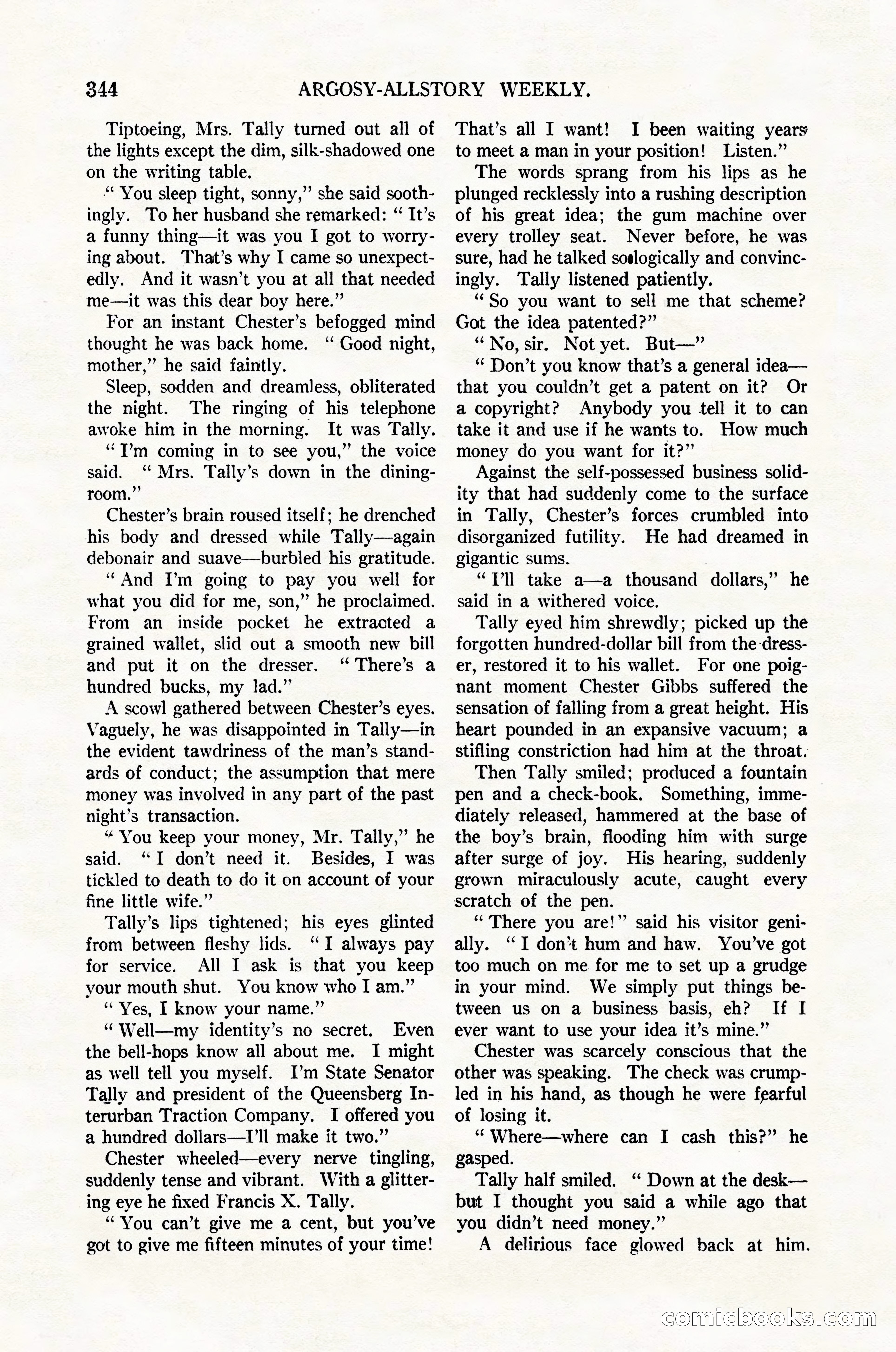 Argosy All-Story Weekly, February 4, 1922 — page 34 of 178