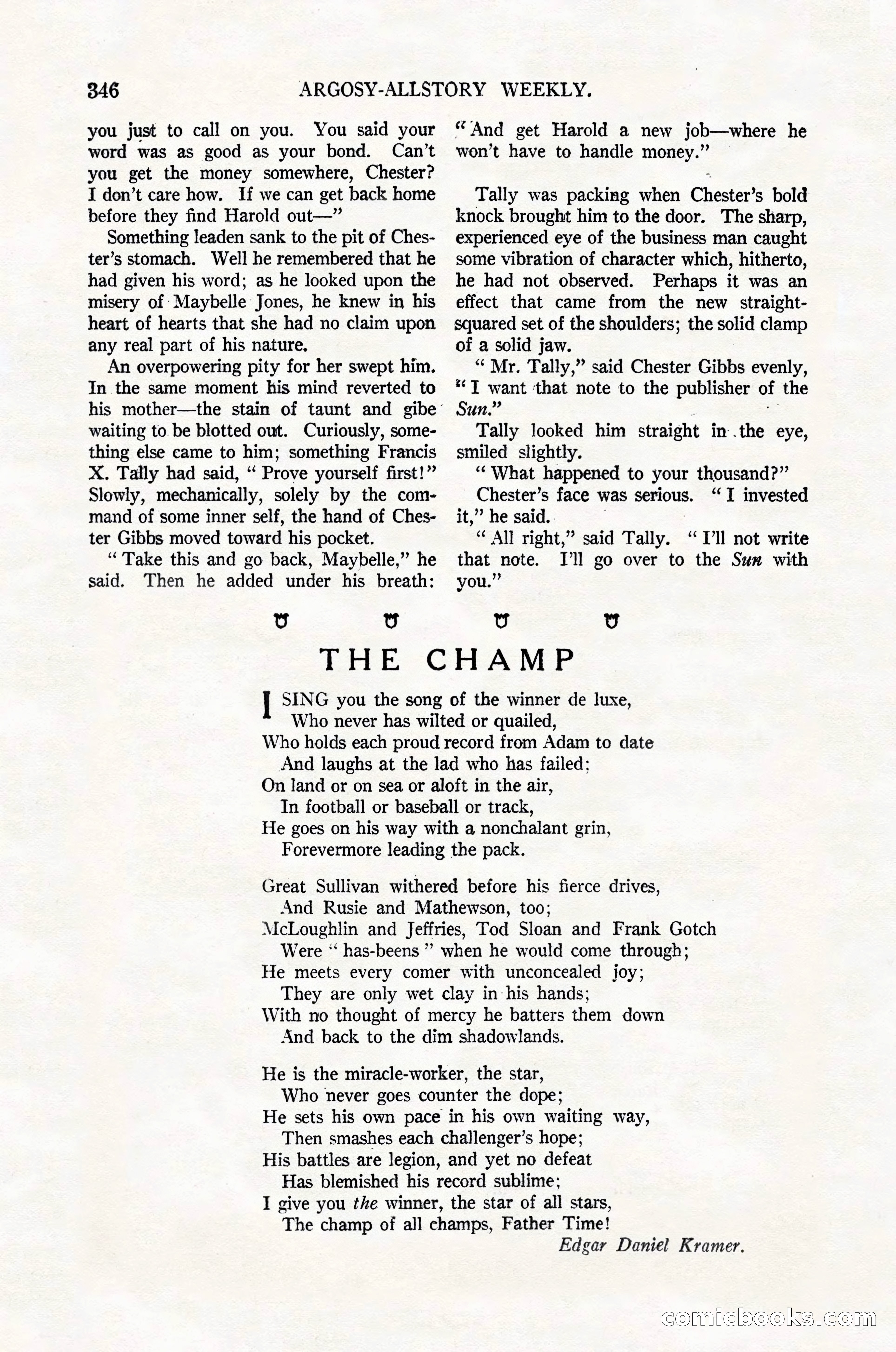 Argosy All-Story Weekly, February 4, 1922 — page 36 of 178