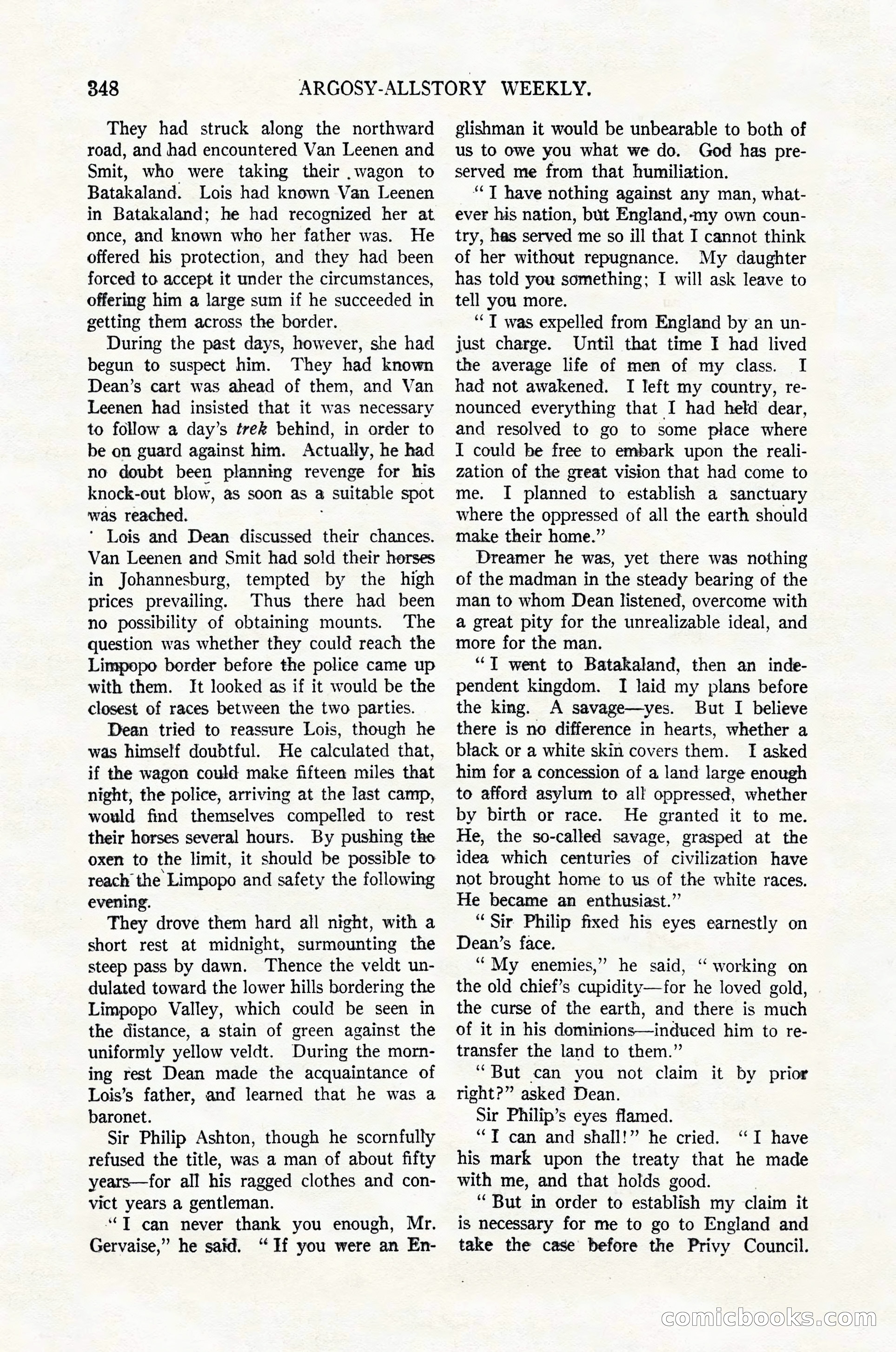Argosy All-Story Weekly, February 4, 1922 — page 38 of 178