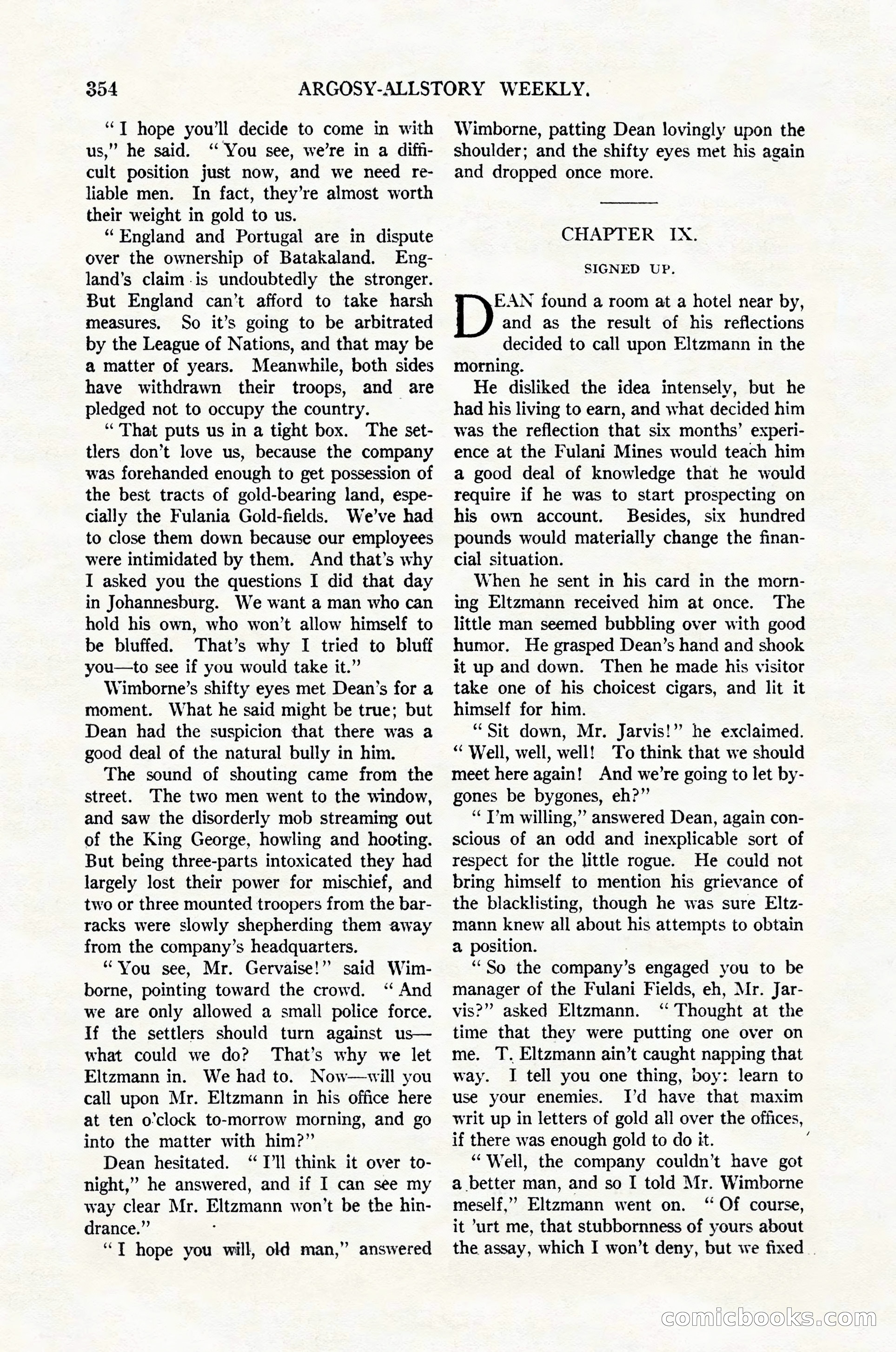 Argosy All-Story Weekly, February 4, 1922 — page 44 of 178