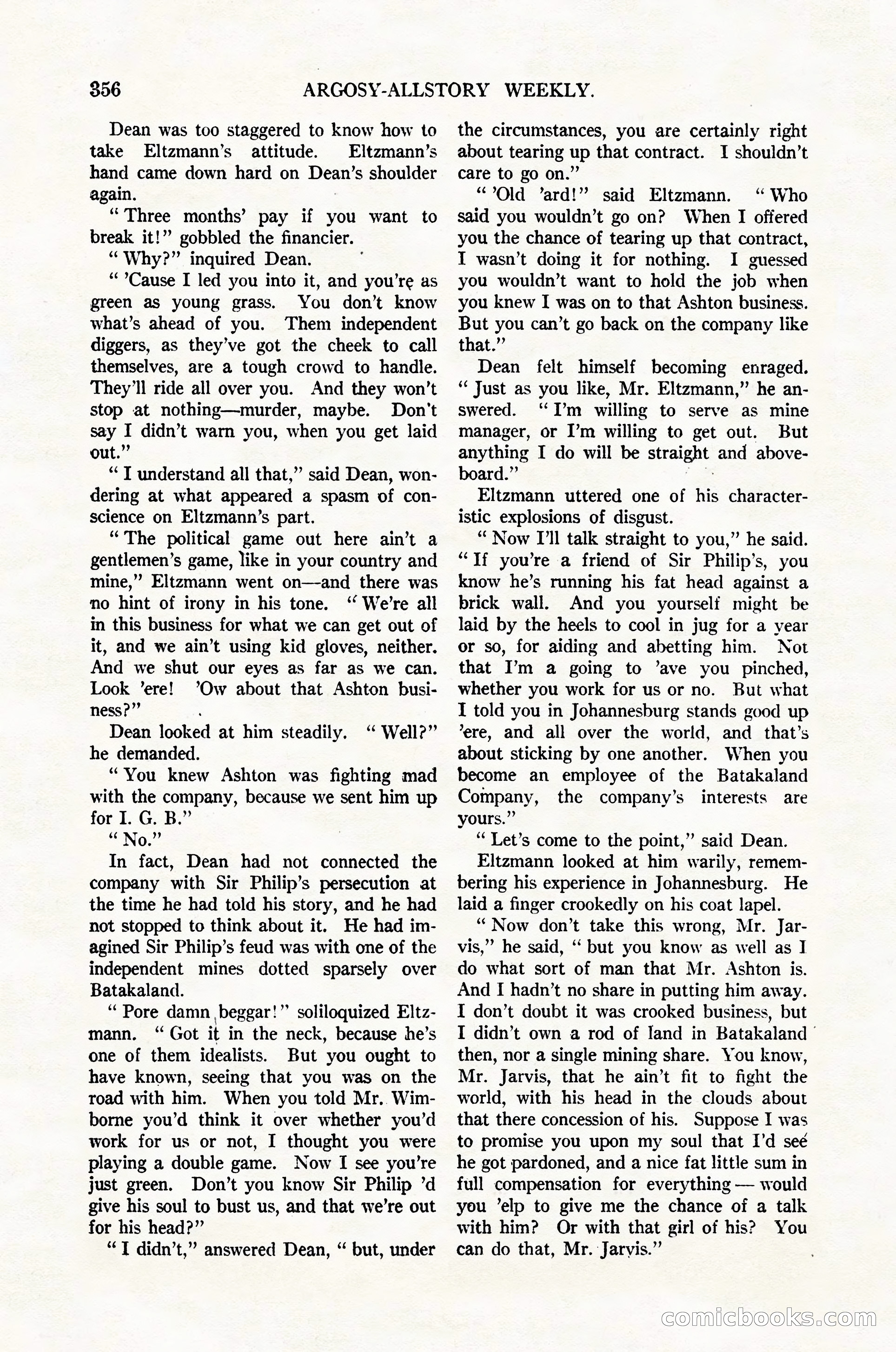 Argosy All-Story Weekly, February 4, 1922 — page 46 of 178