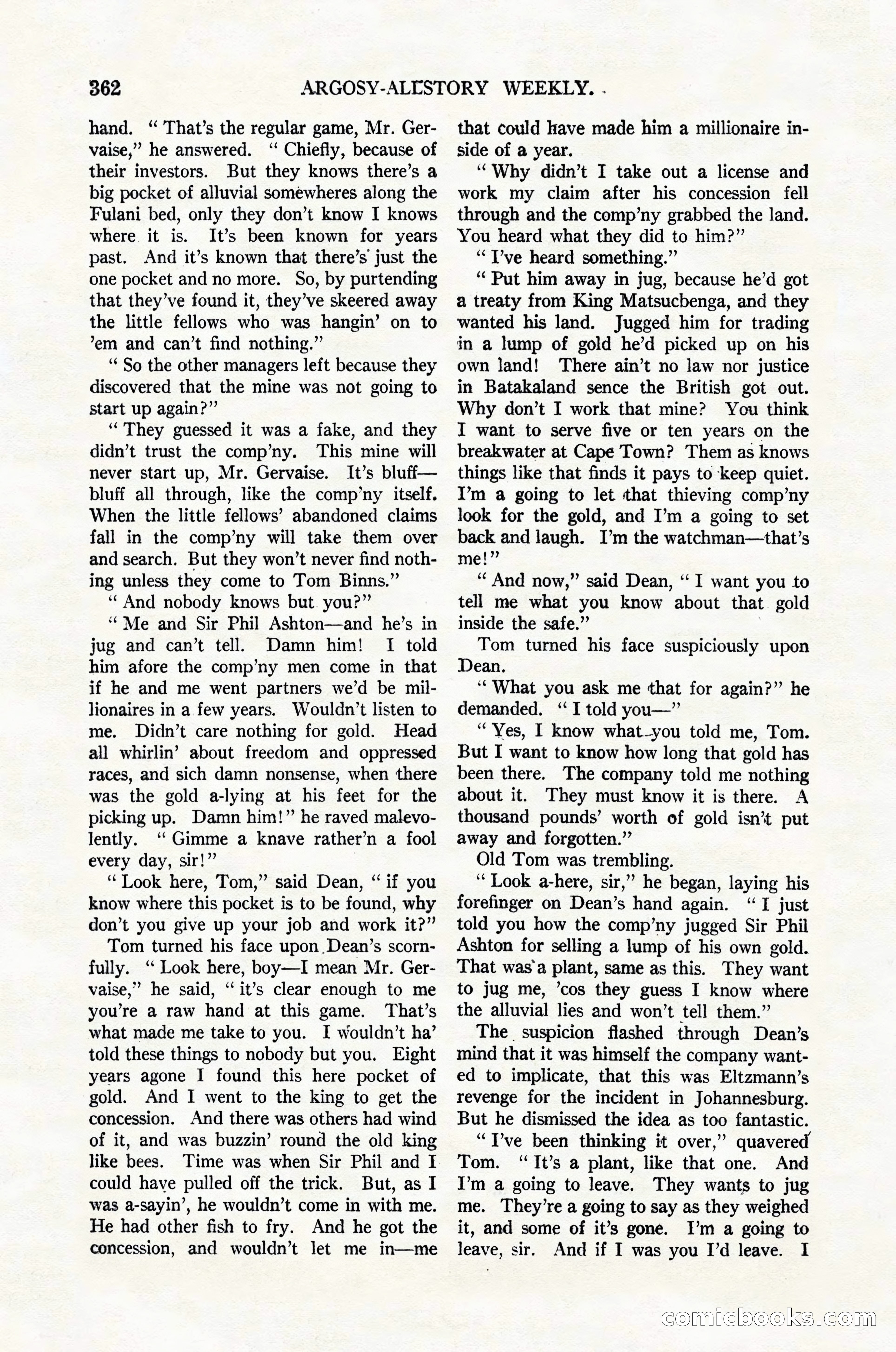 Argosy All-Story Weekly, February 4, 1922 — page 52 of 178