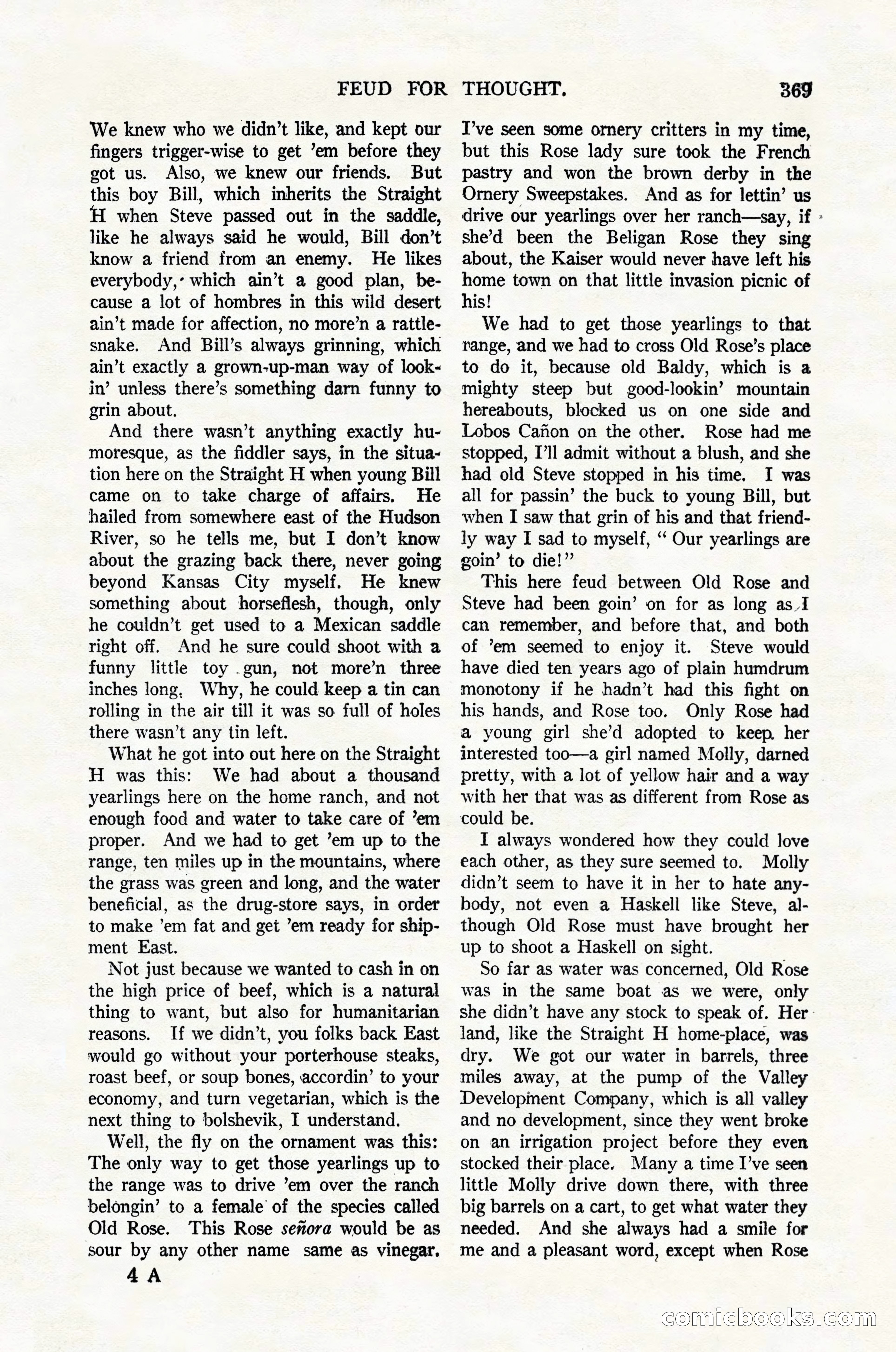 Argosy All-Story Weekly, February 4, 1922 — page 59 of 178