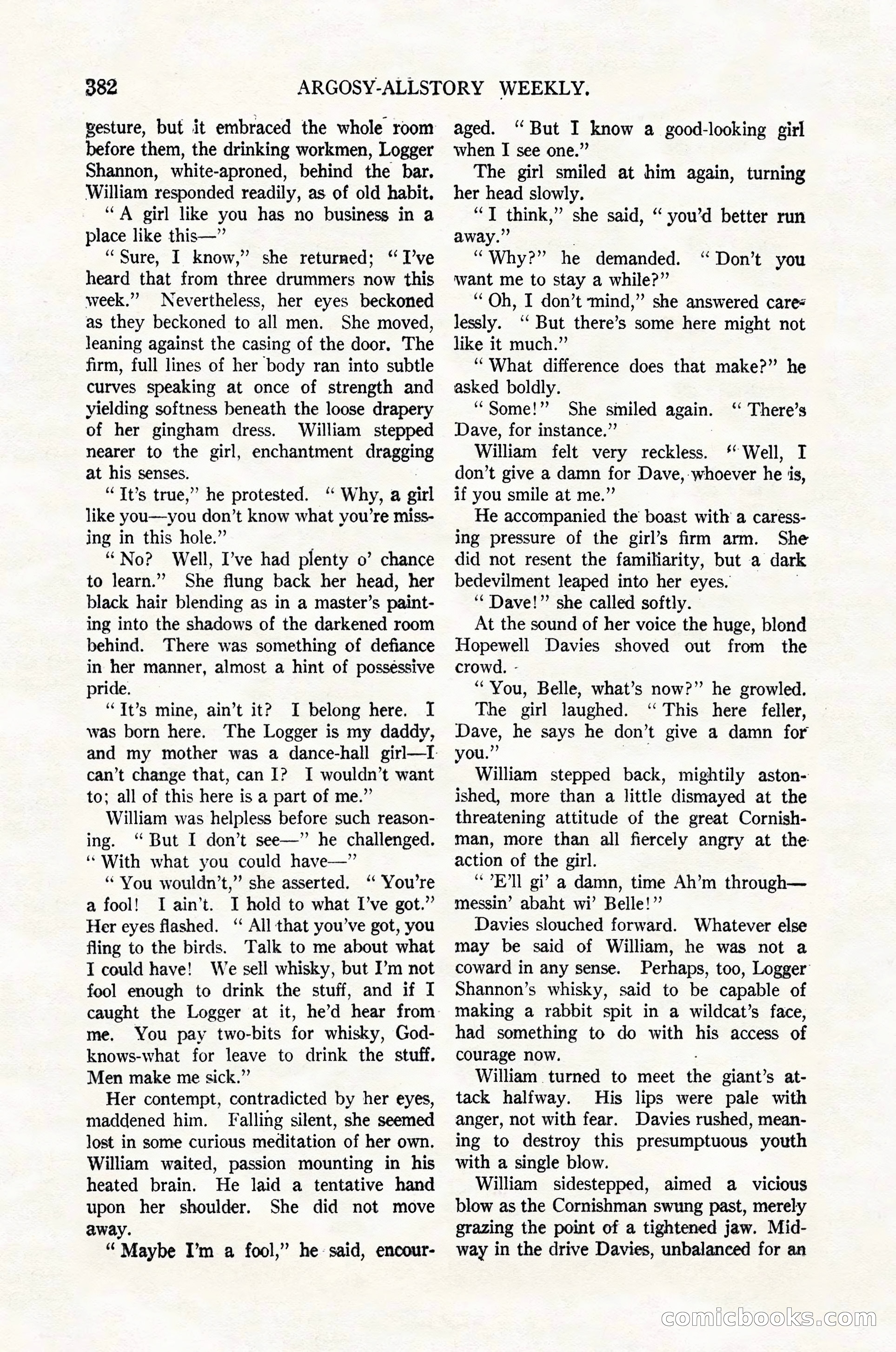 Argosy All-Story Weekly, February 4, 1922 — page 72 of 178