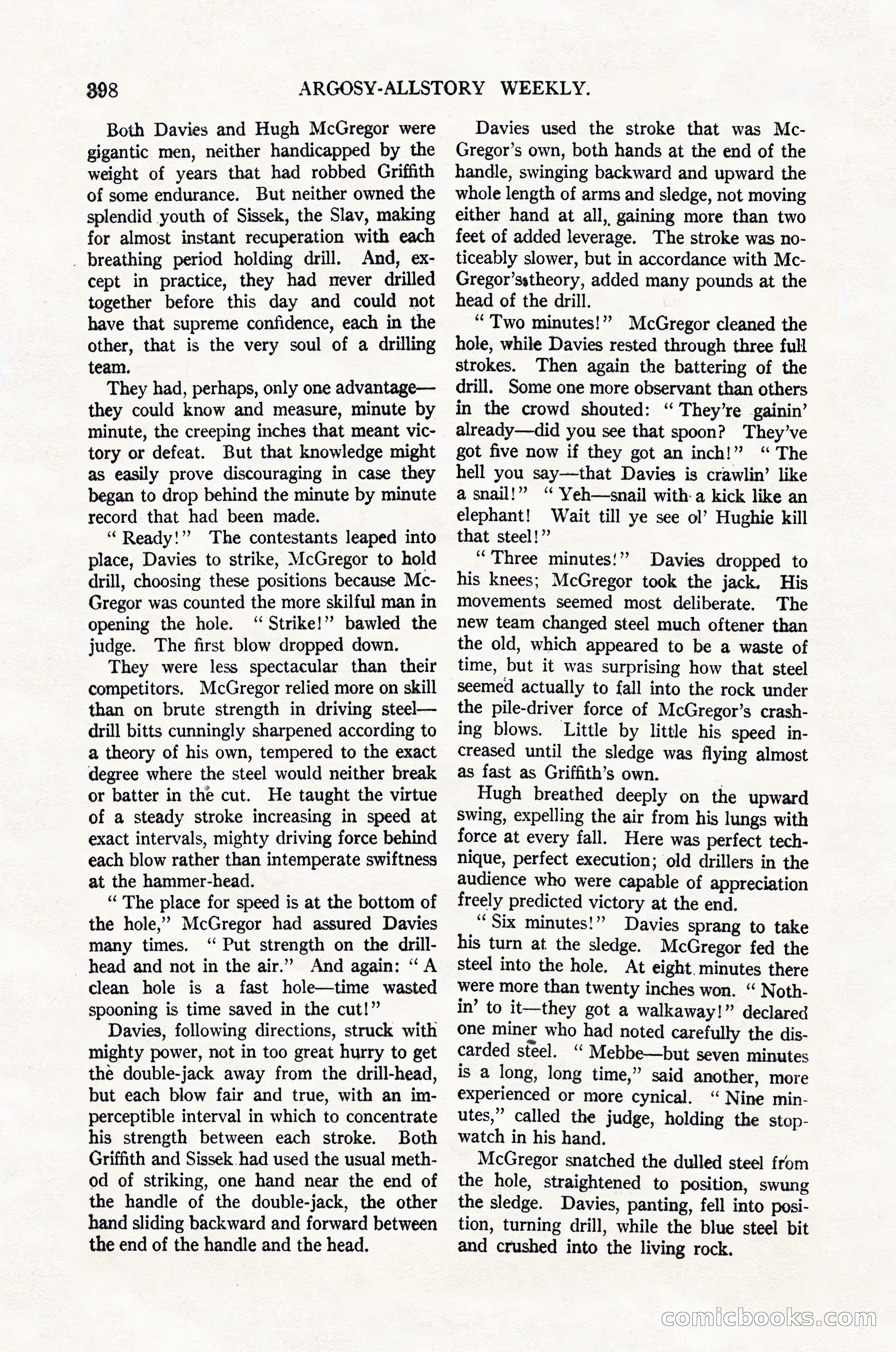 Argosy All-Story Weekly, February 4, 1922 — page 88 of 178