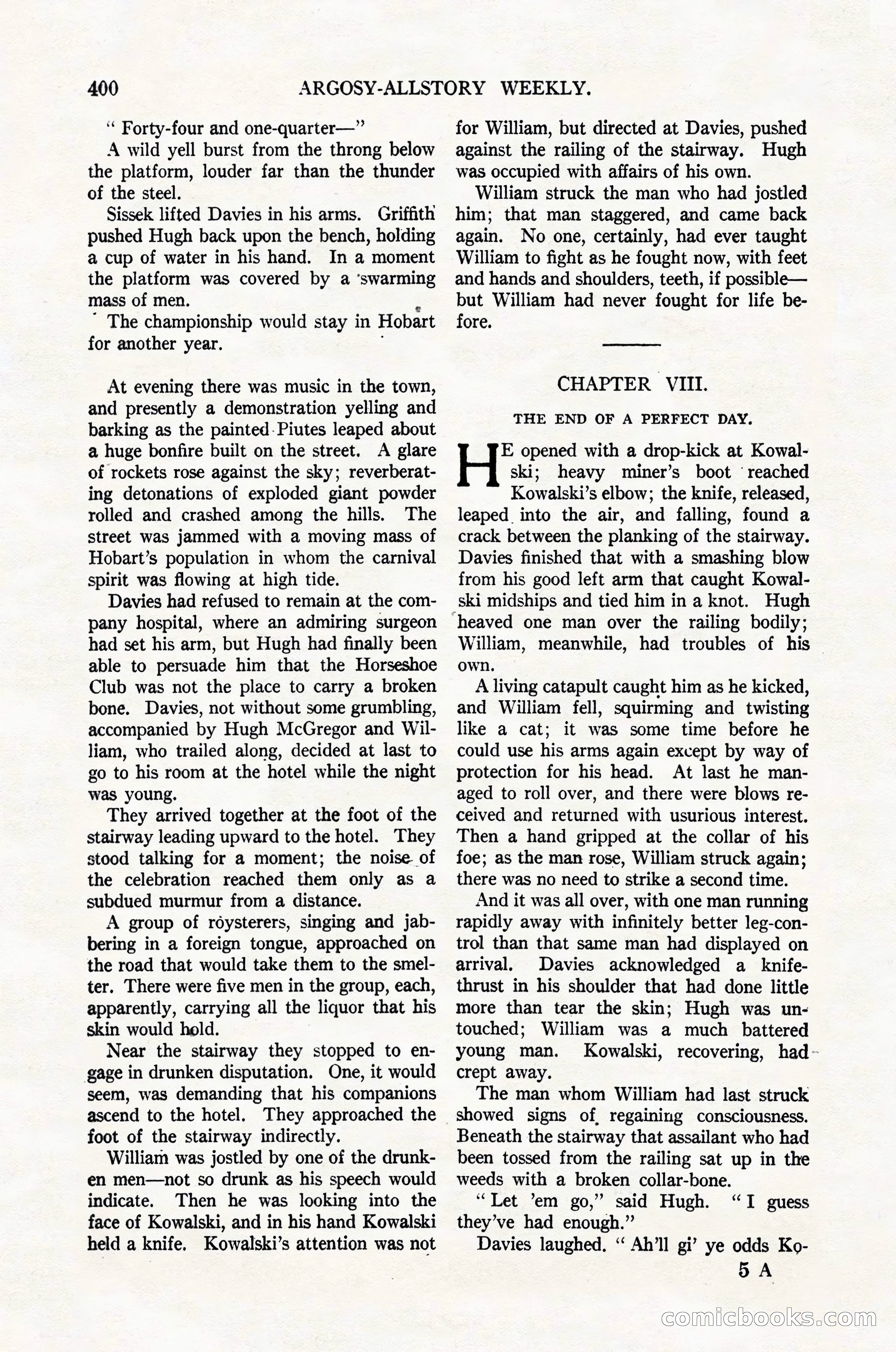 Argosy All-Story Weekly, February 4, 1922 — page 90 of 178