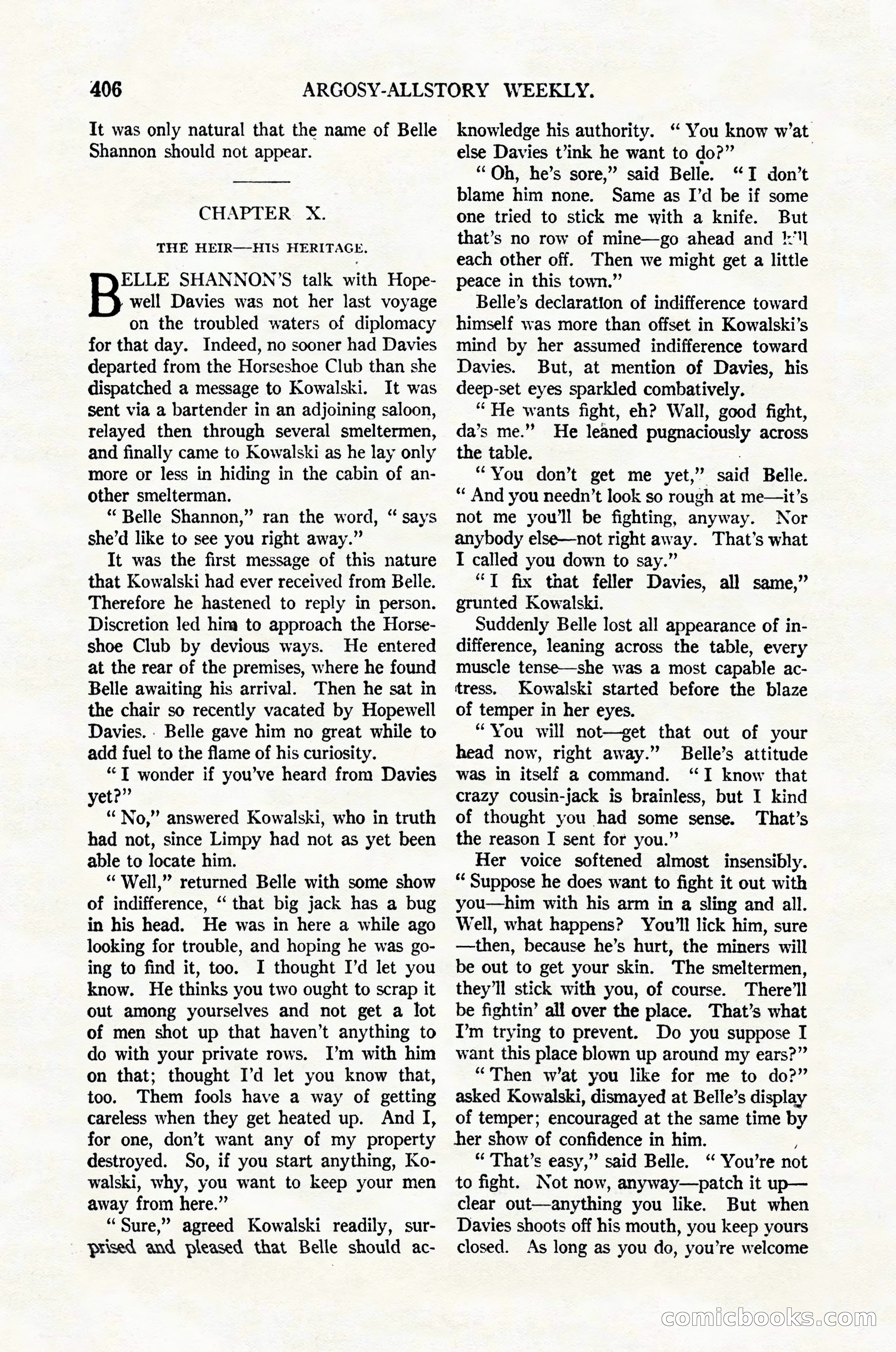 Argosy All-Story Weekly, February 4, 1922 — page 96 of 178