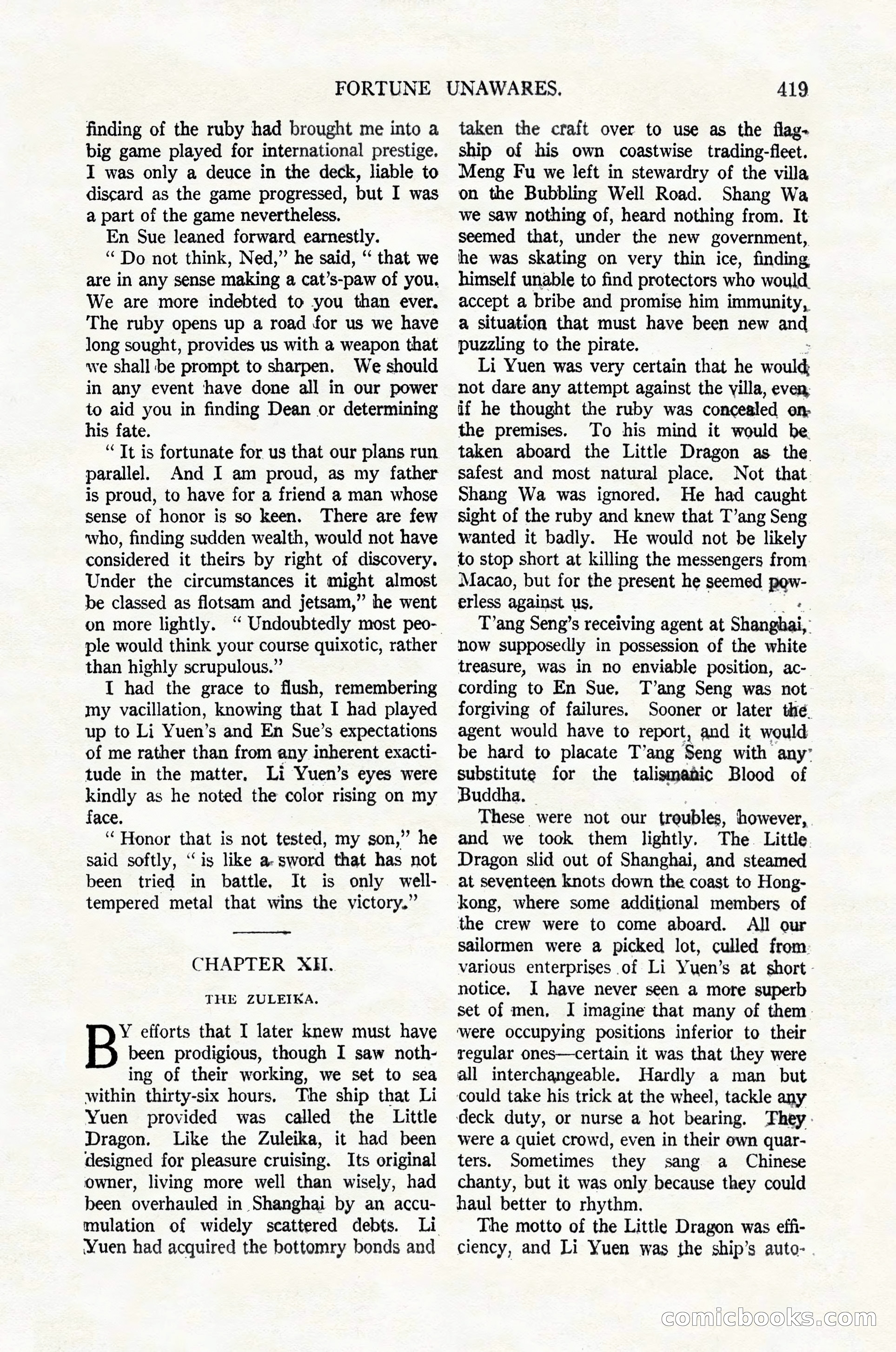 Argosy All-Story Weekly, February 4, 1922 — page 109 of 178