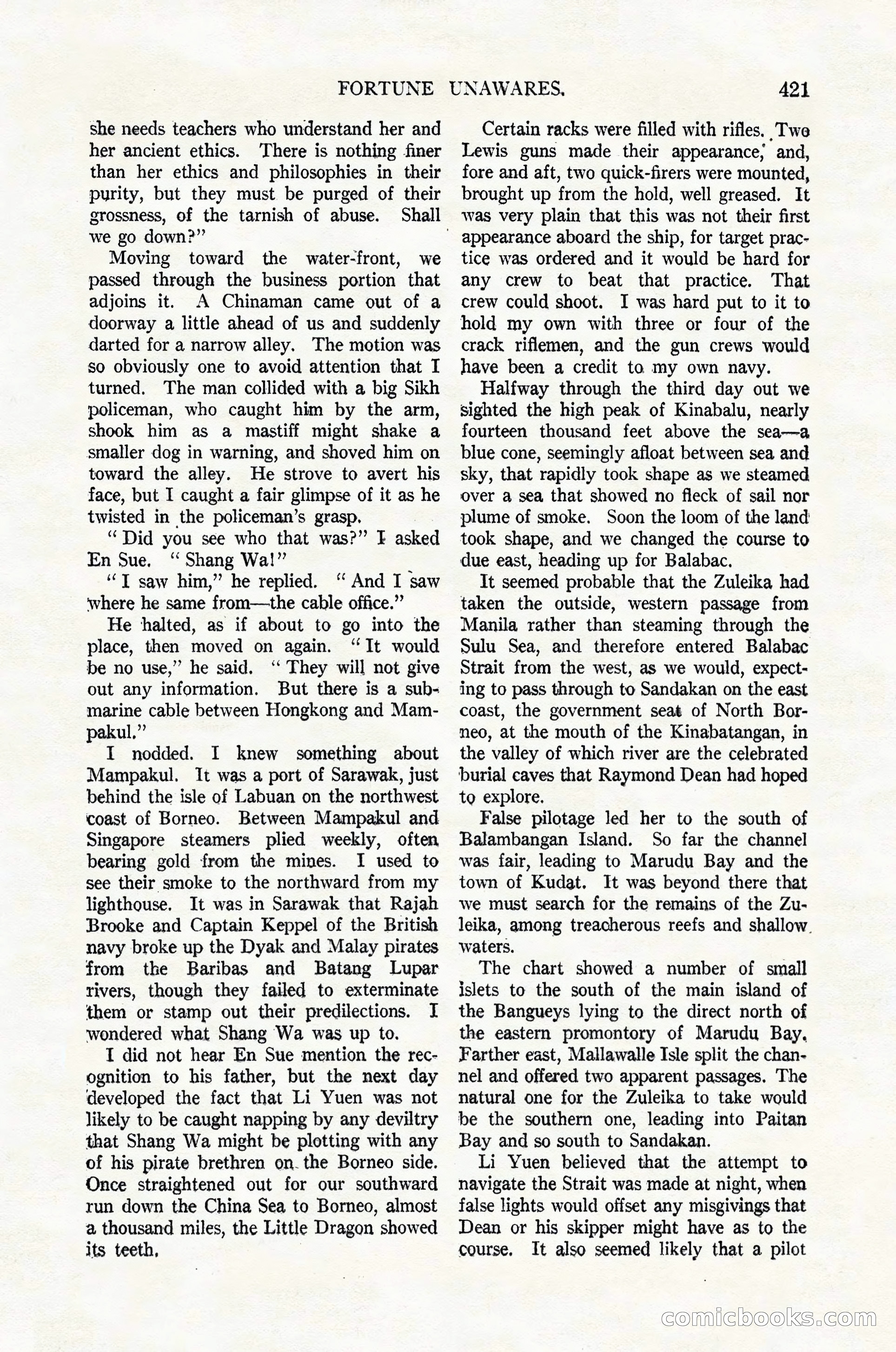 Argosy All-Story Weekly, February 4, 1922 — page 111 of 178