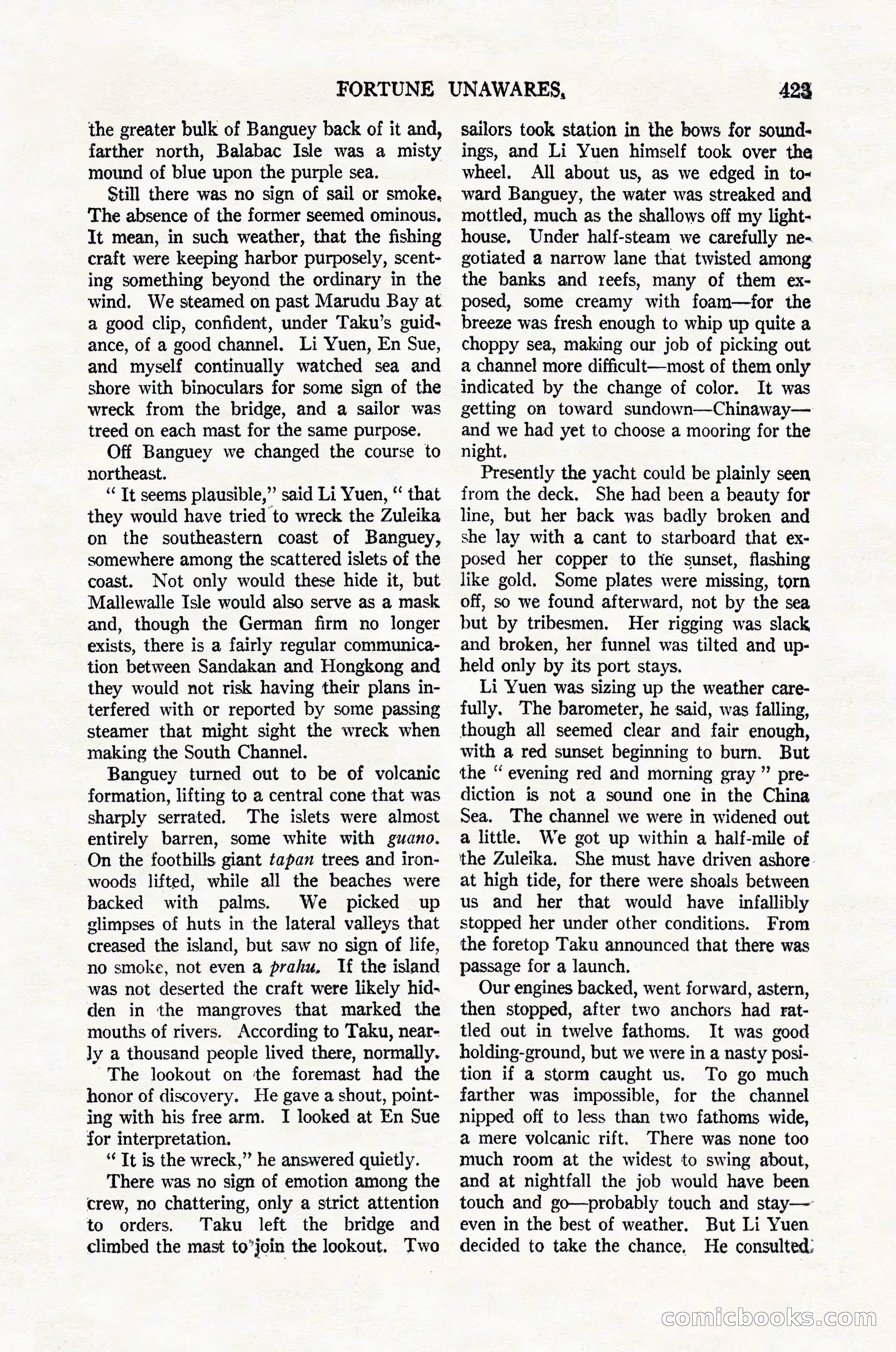 Argosy All-Story Weekly, February 4, 1922 — page 113 of 178