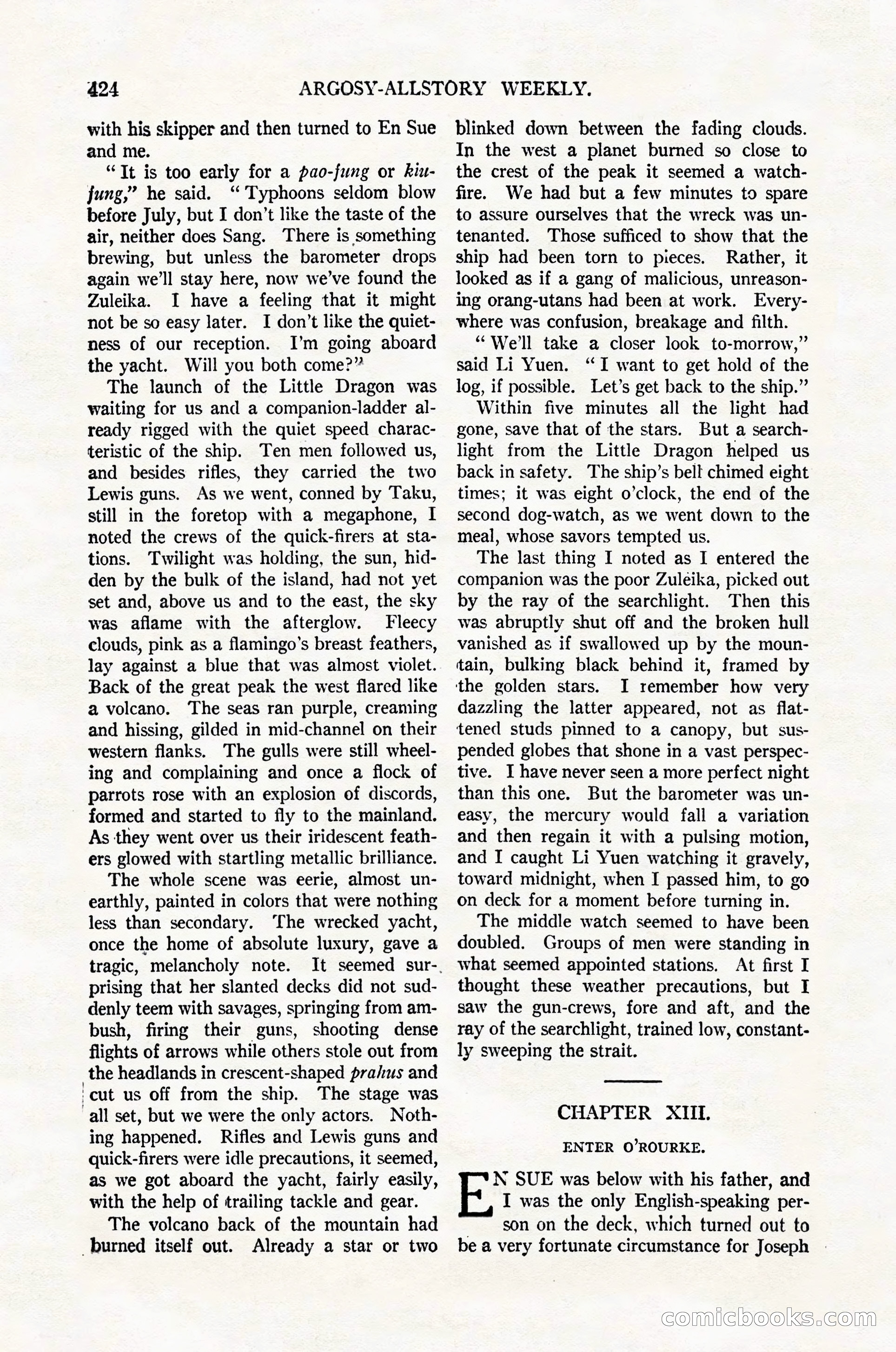 Argosy All-Story Weekly, February 4, 1922 — page 114 of 178