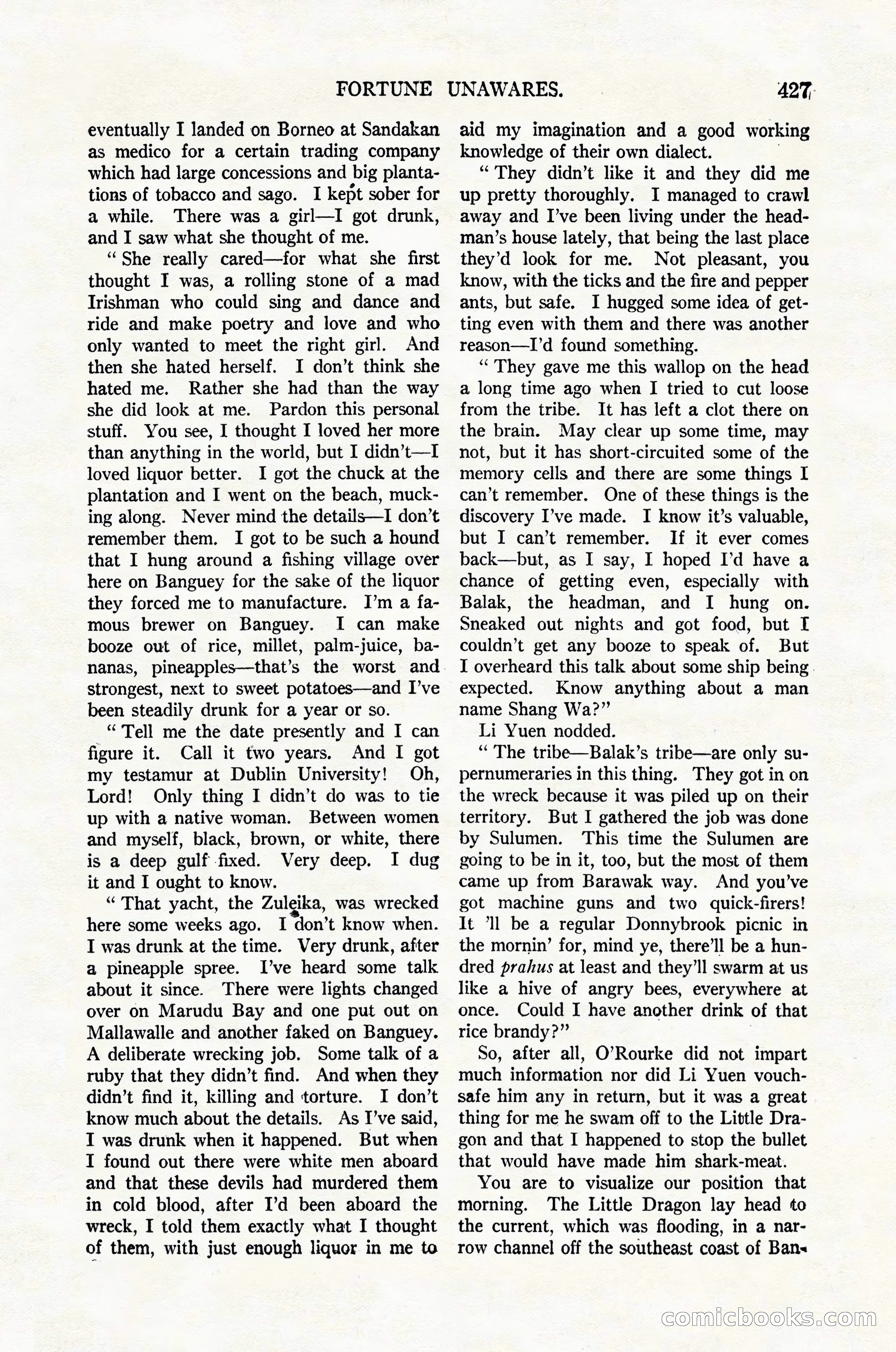 Argosy All-Story Weekly, February 4, 1922 — page 117 of 178