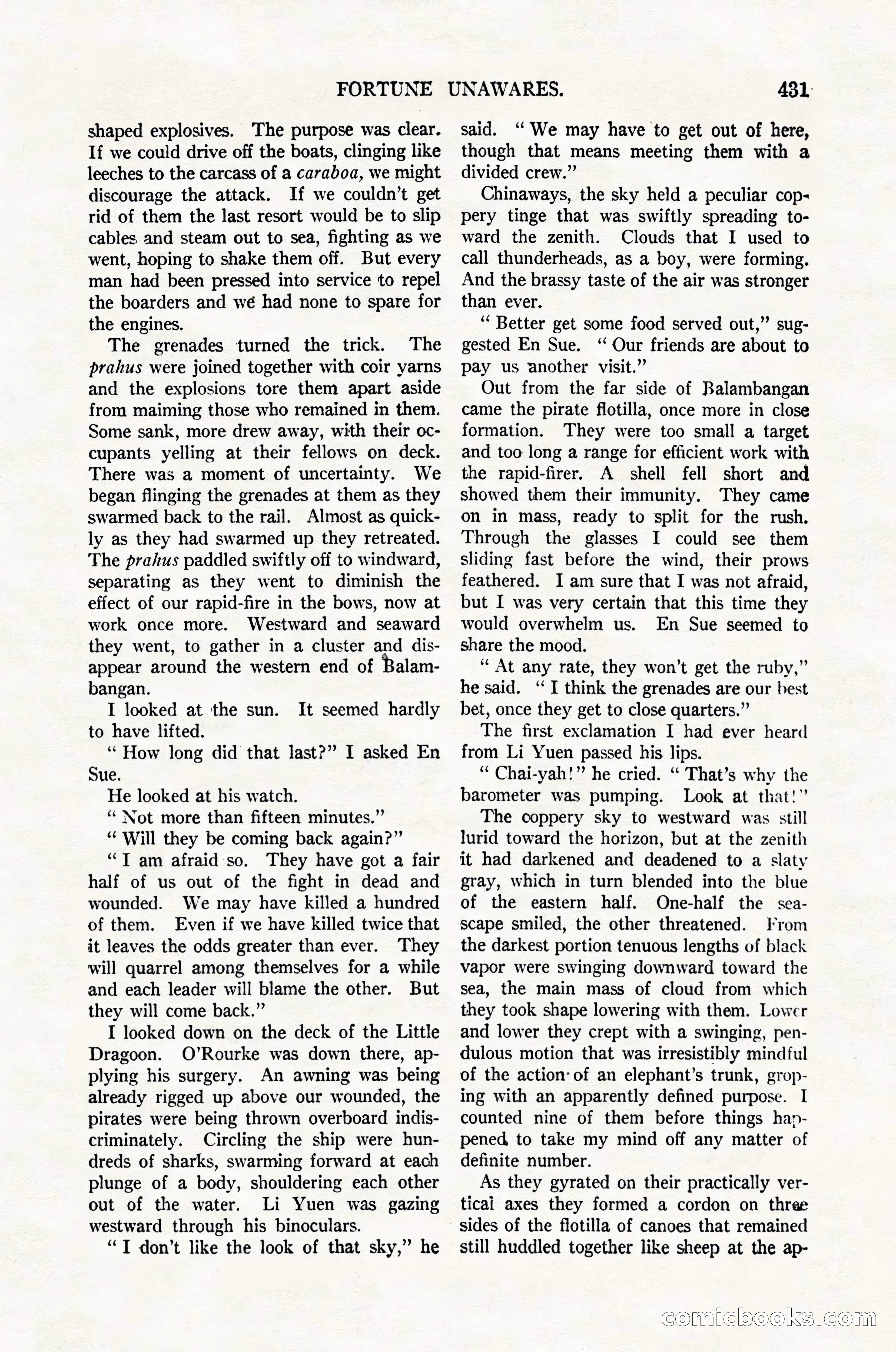 Argosy All-Story Weekly, February 4, 1922 — page 121 of 178