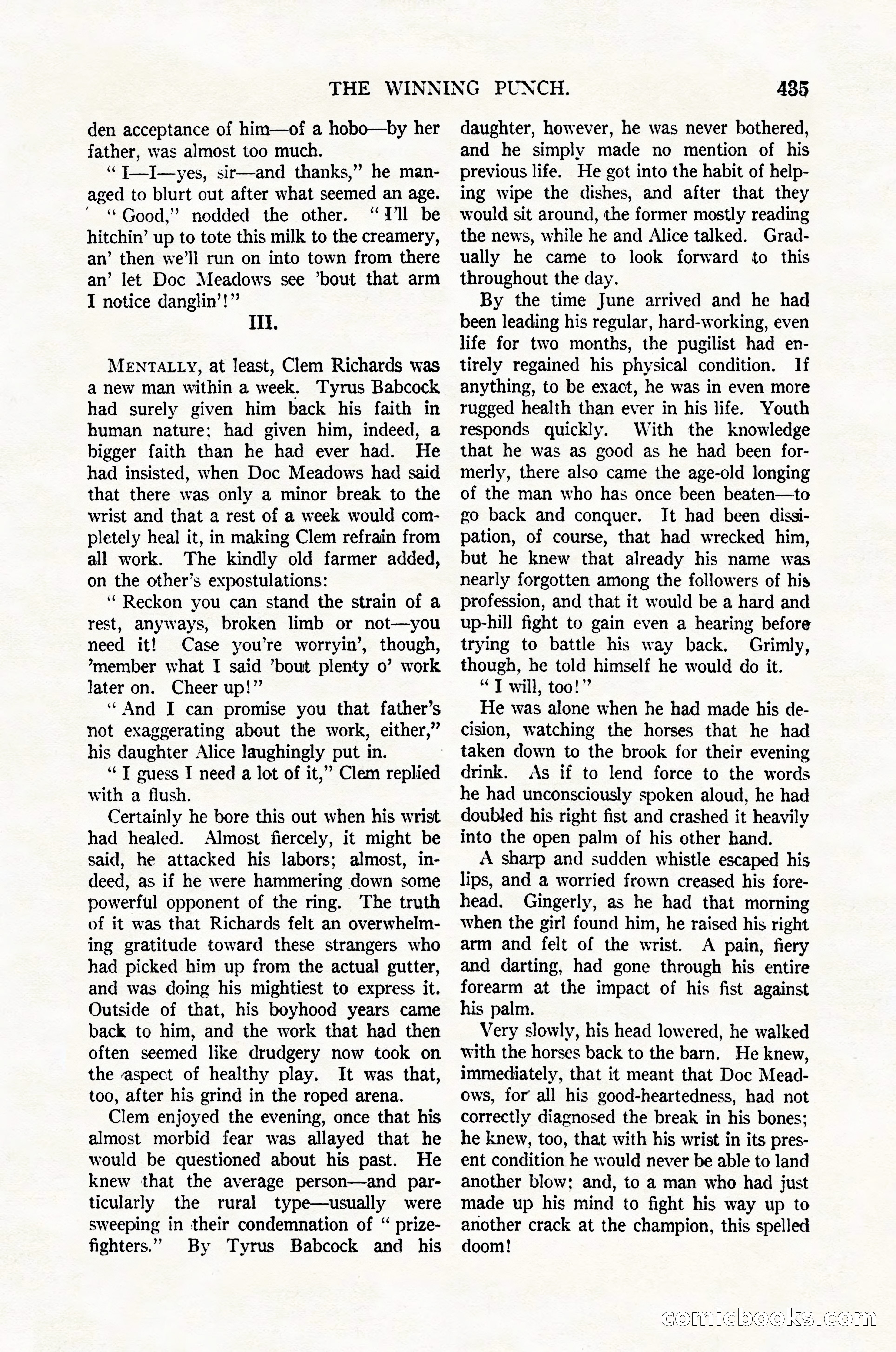 Argosy All-Story Weekly, February 4, 1922 — page 125 of 178
