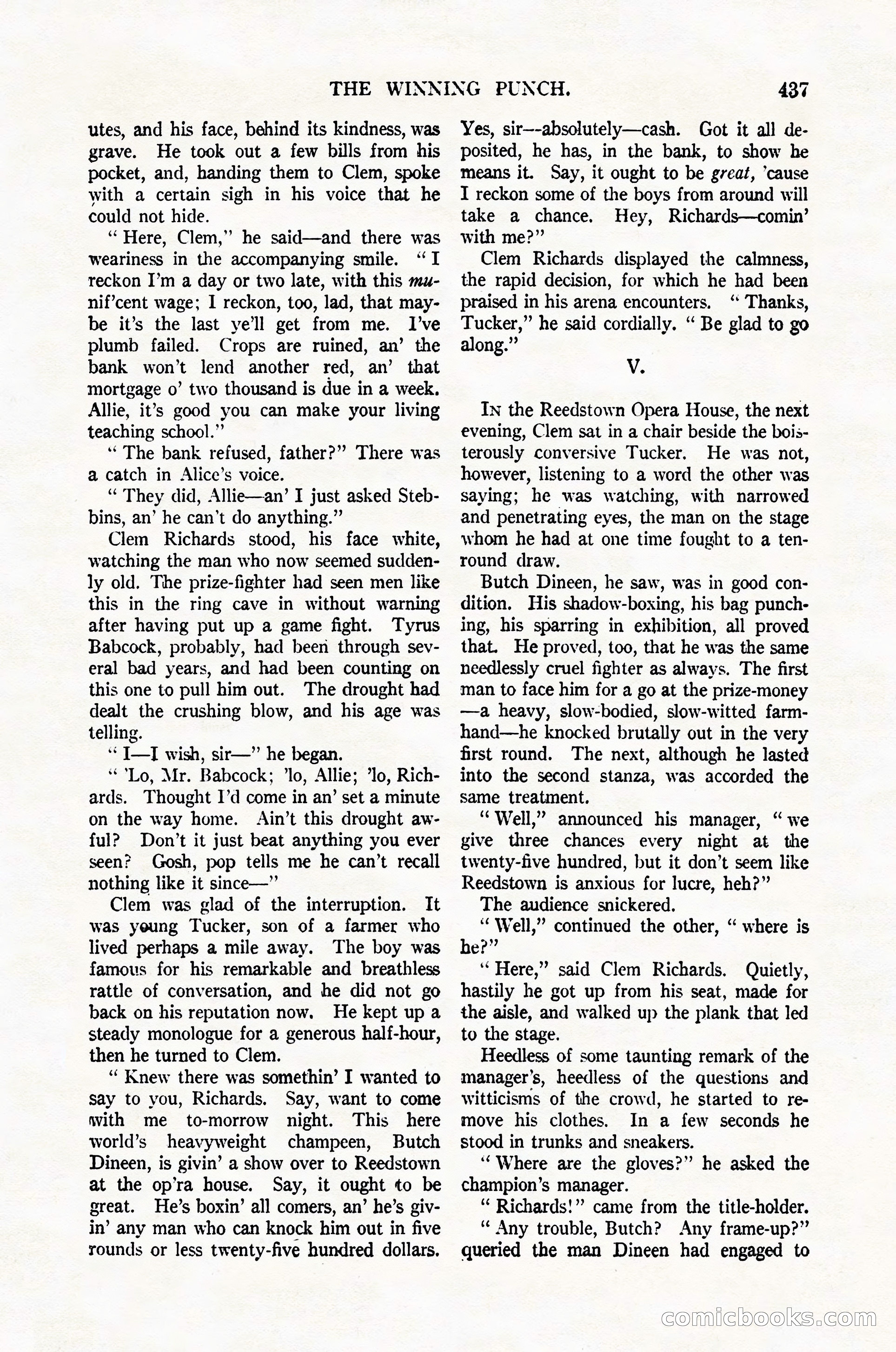 Argosy All-Story Weekly, February 4, 1922 — page 127 of 178