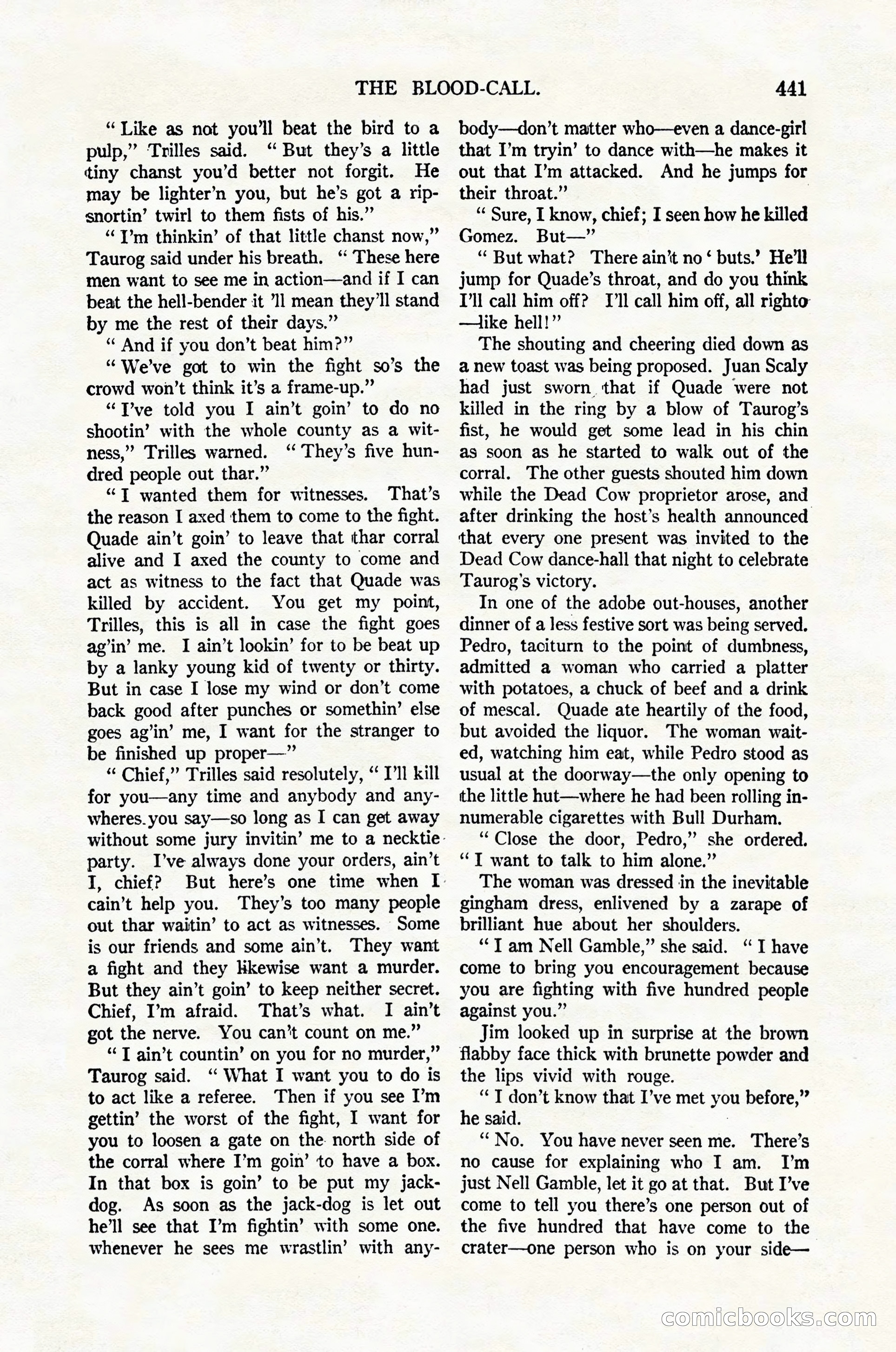 Argosy All-Story Weekly, February 4, 1922 — page 131 of 178