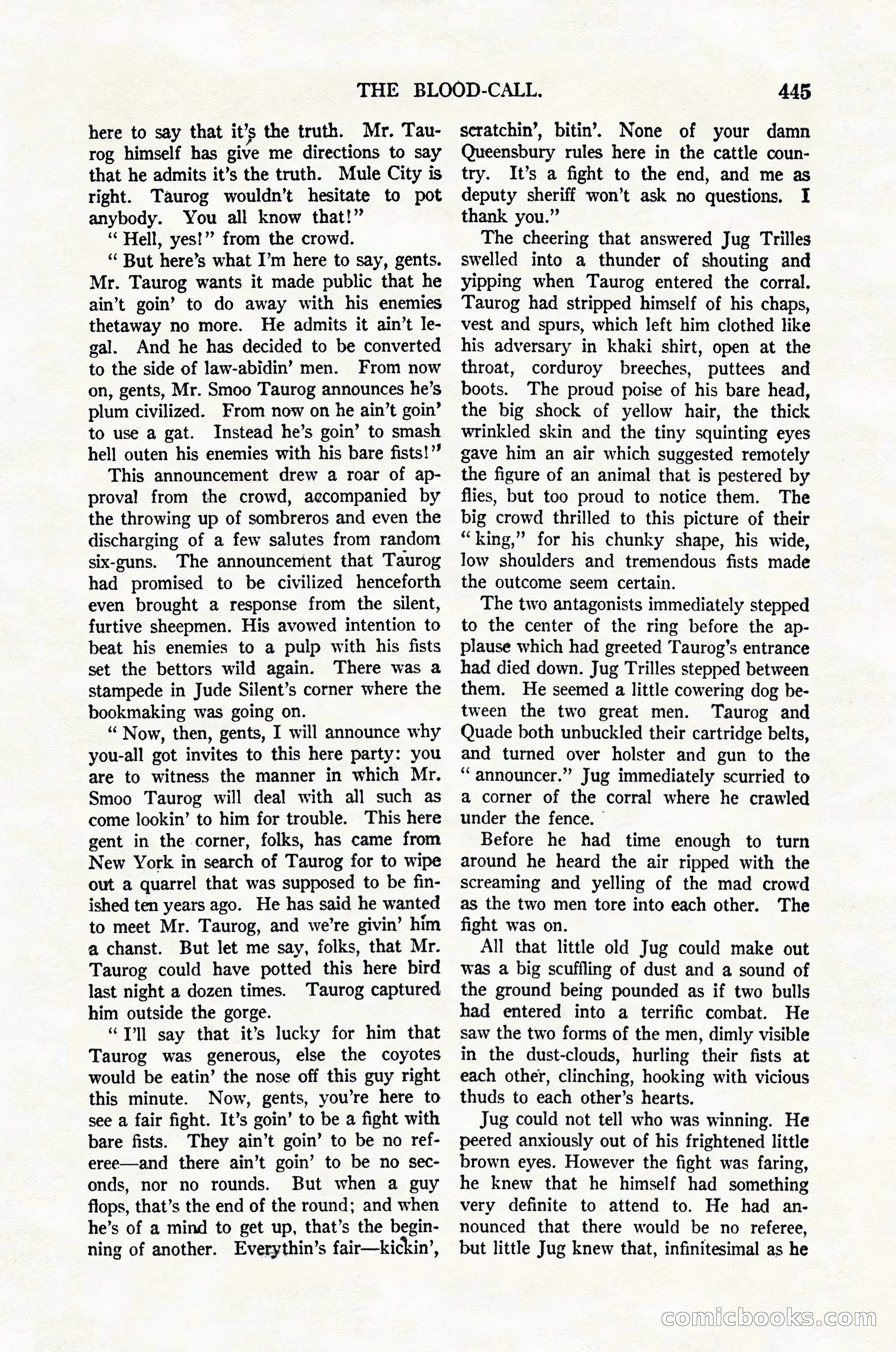 Argosy All-Story Weekly, February 4, 1922 — page 135 of 178
