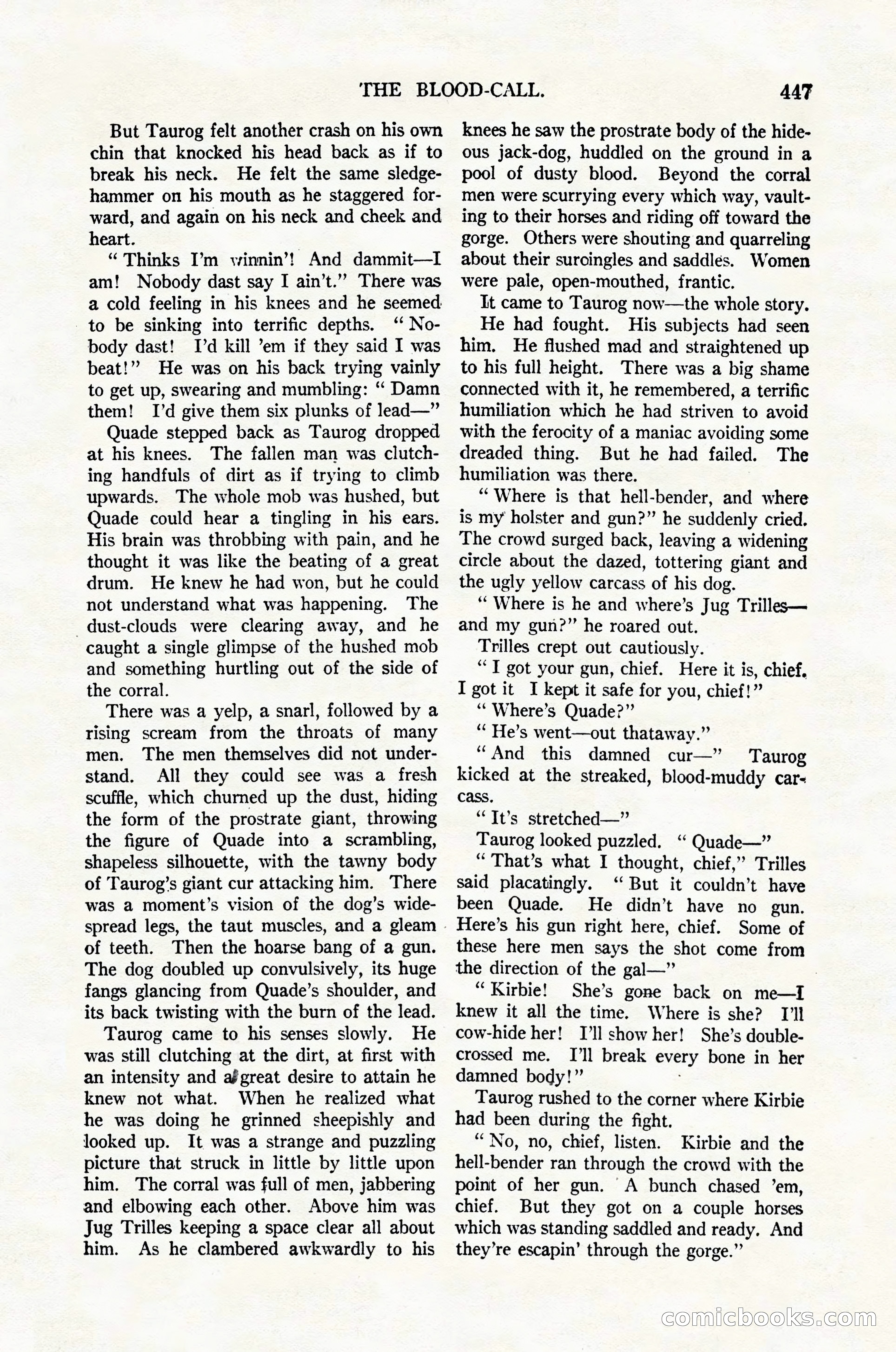 Argosy All-Story Weekly, February 4, 1922 — page 137 of 178