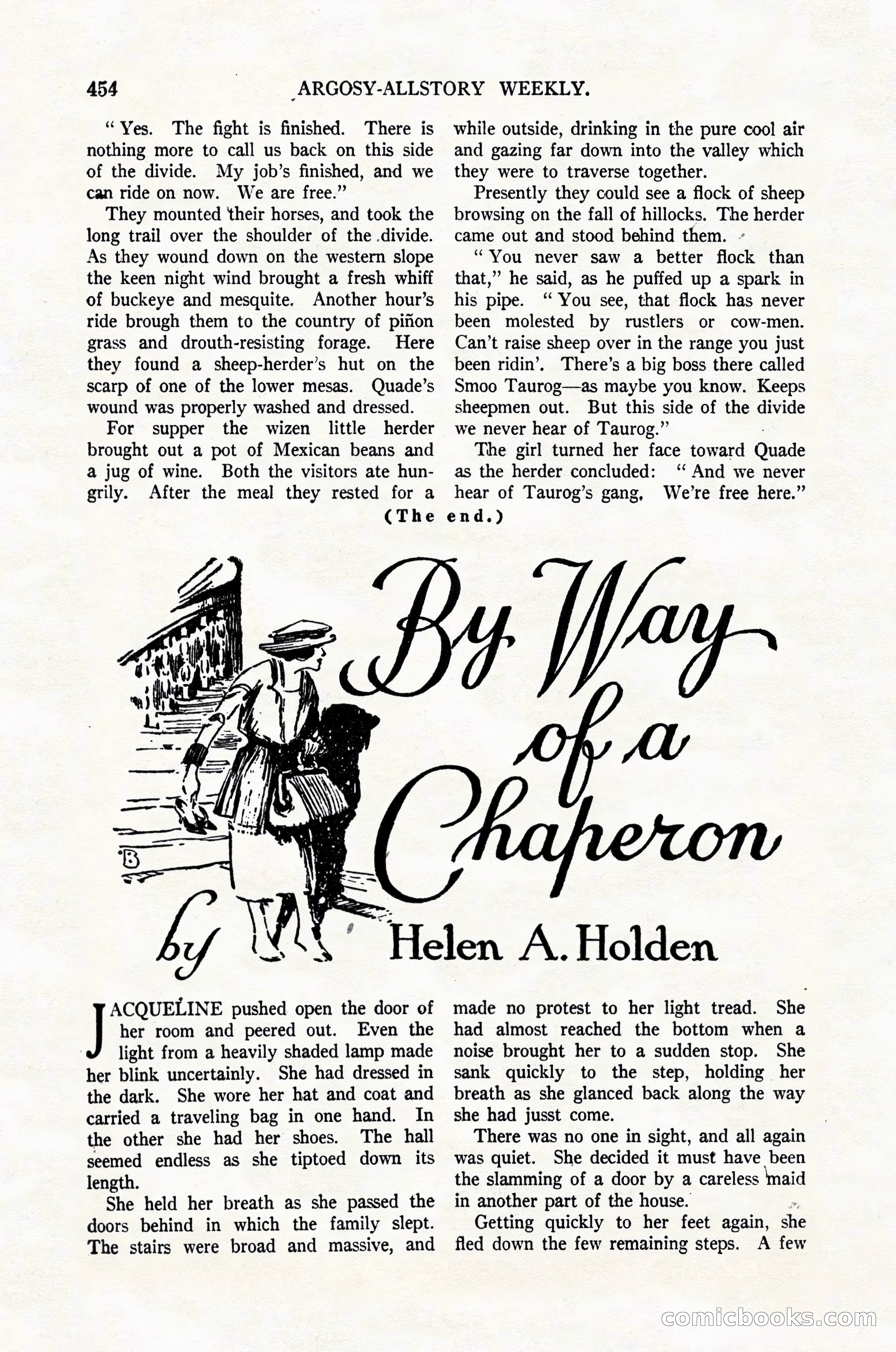 Argosy All-Story Weekly, February 4, 1922 — page 144 of 178