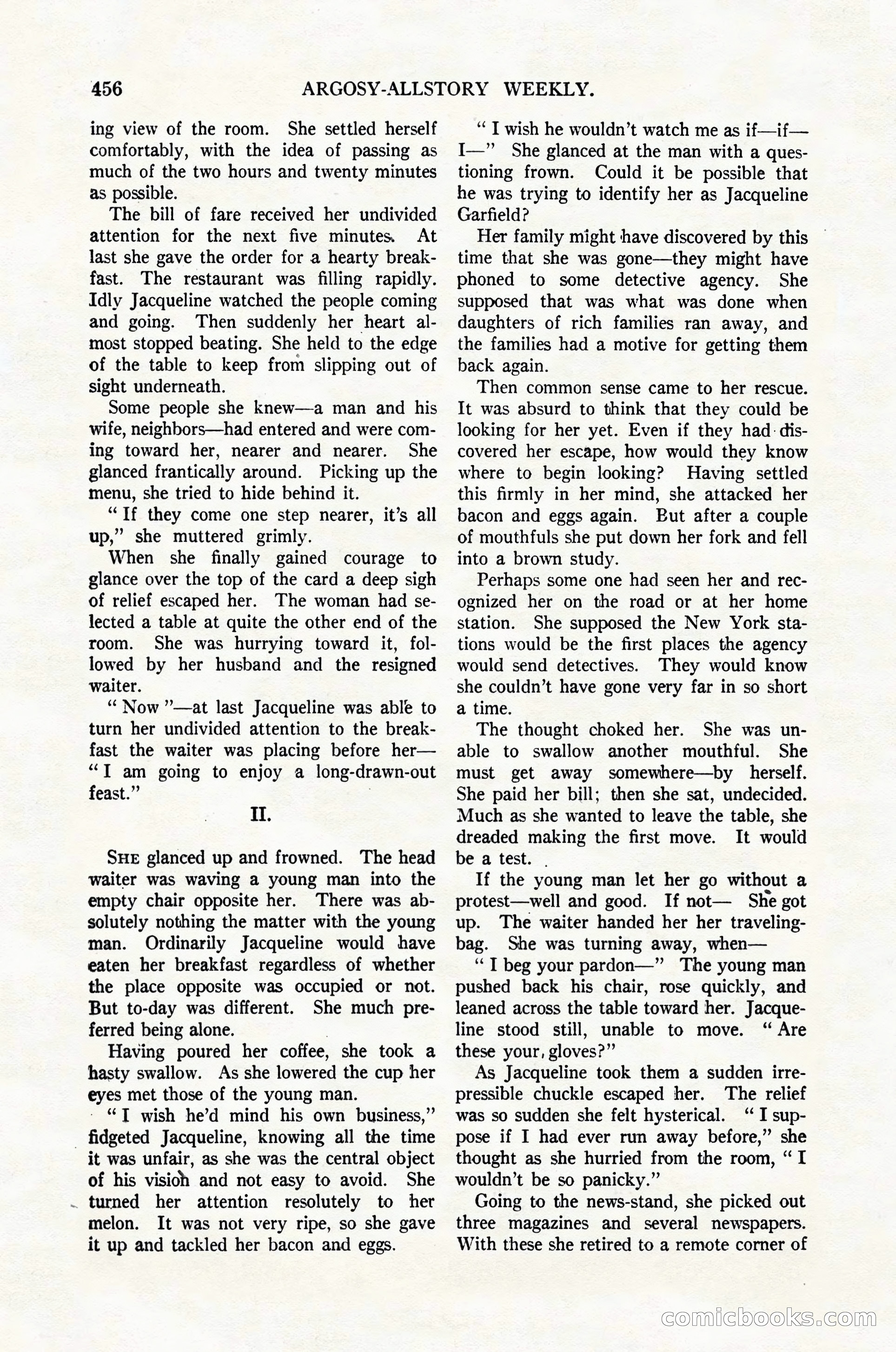 Argosy All-Story Weekly, February 4, 1922 — page 146 of 178