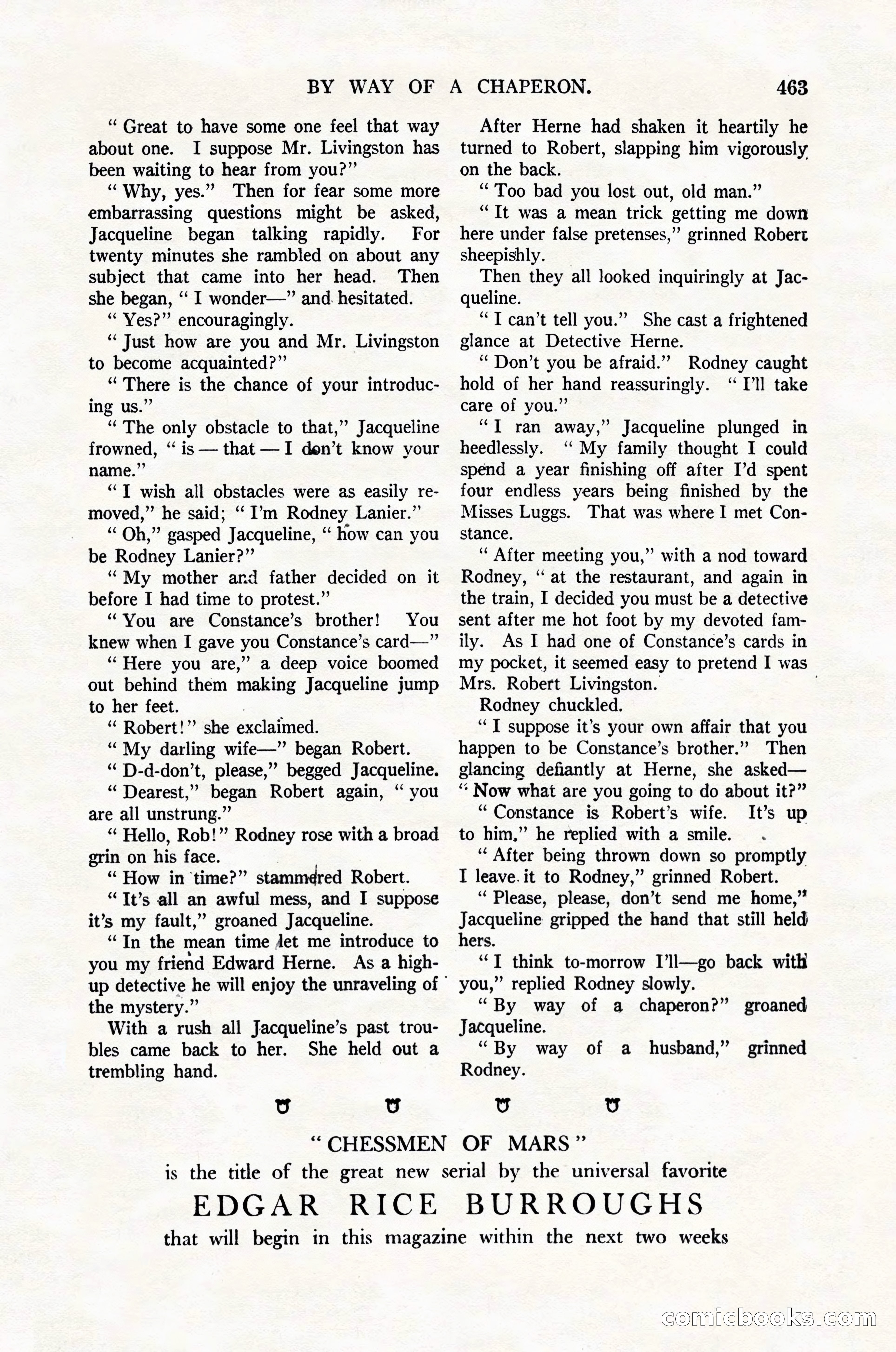 Argosy All-Story Weekly, February 4, 1922 — page 153 of 178