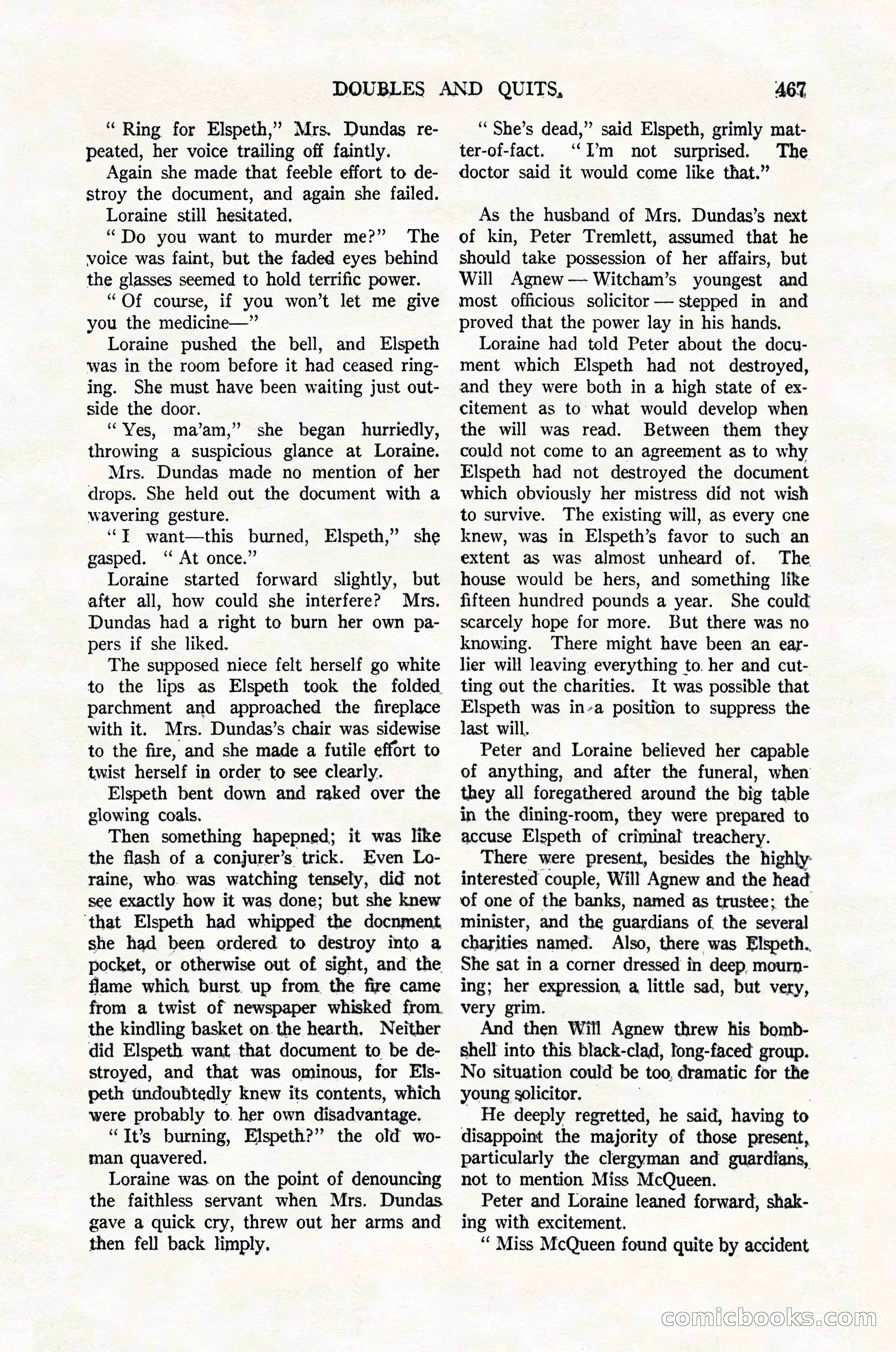 Argosy All-Story Weekly, February 4, 1922 — page 157 of 178