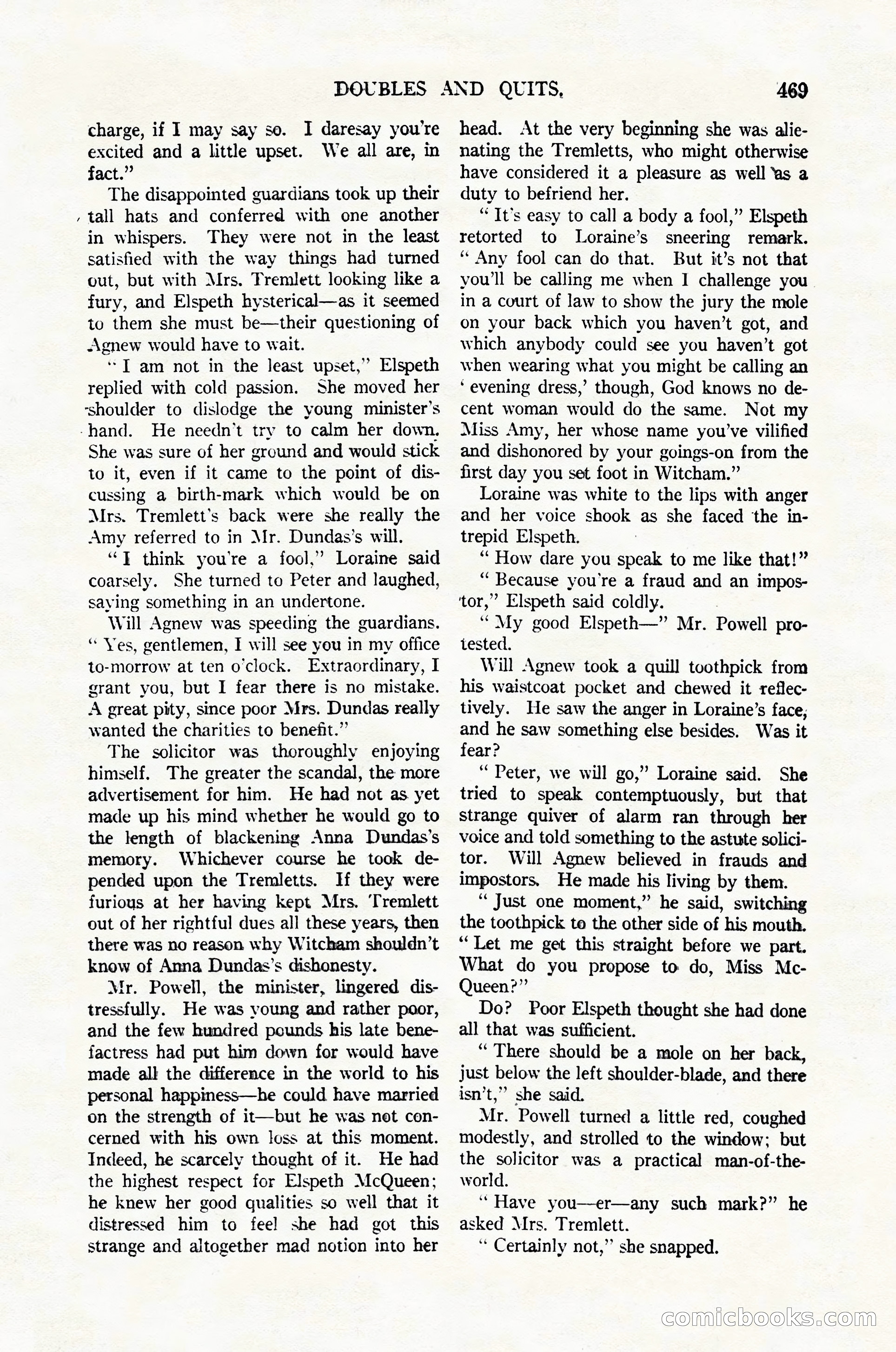 Argosy All-Story Weekly, February 4, 1922 — page 159 of 178
