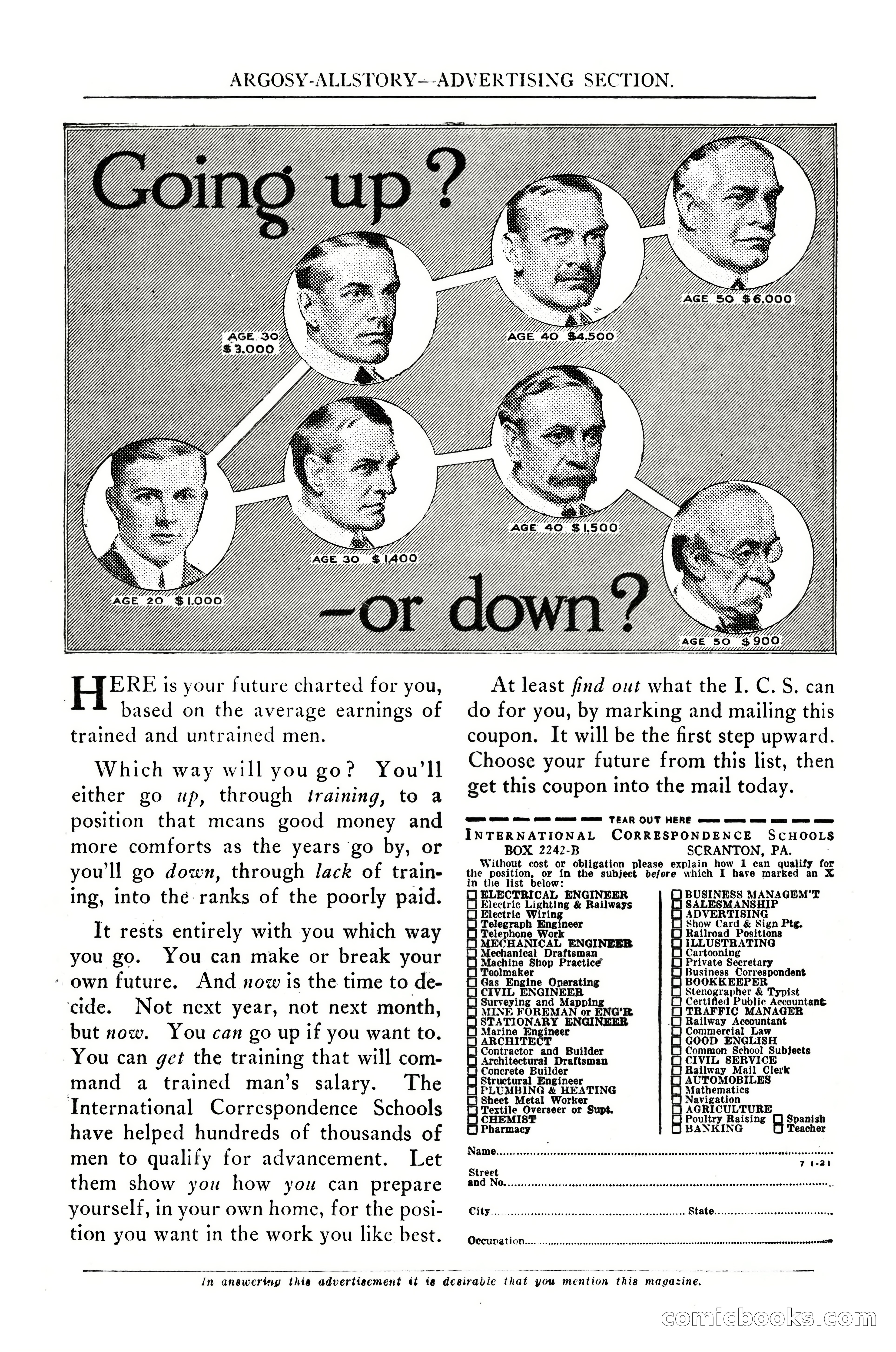 Argosy All-Story Weekly, February 4, 1922 — page 171 of 178