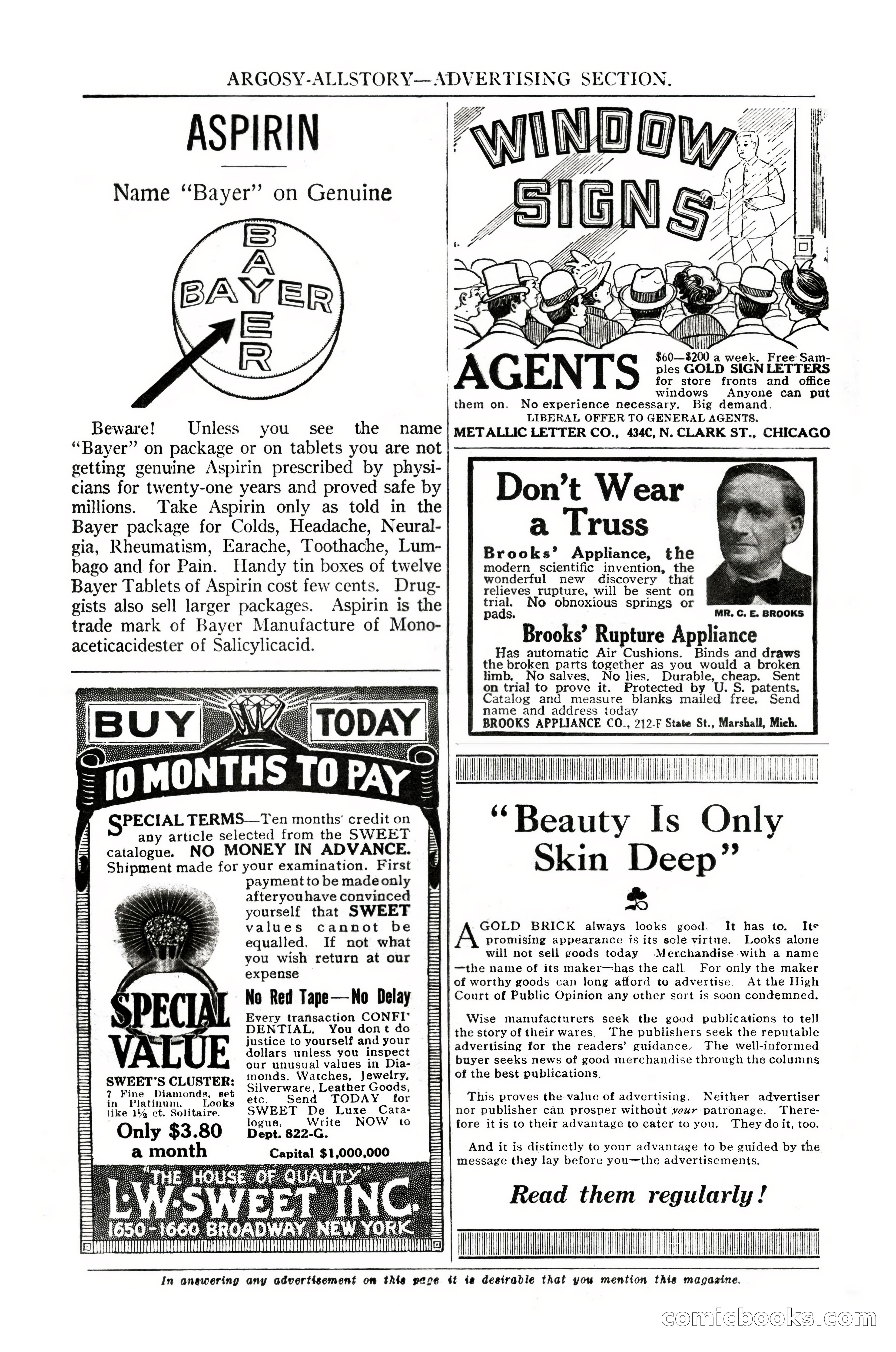 Argosy All-Story Weekly, February 4, 1922 — page 176 of 178