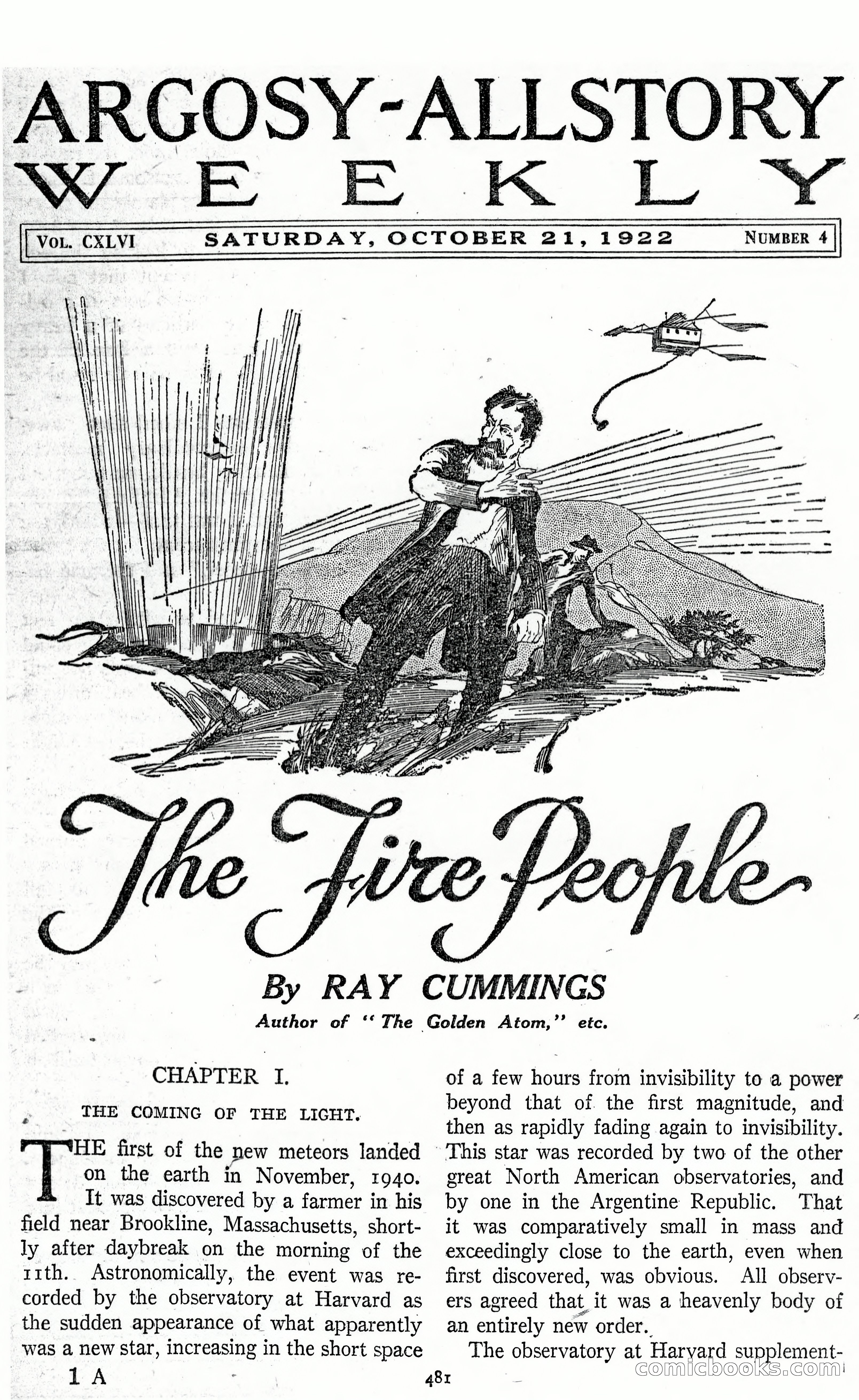 Argosy All-Story Weekly, Vol. 146 No. 4 — page 11 of 176