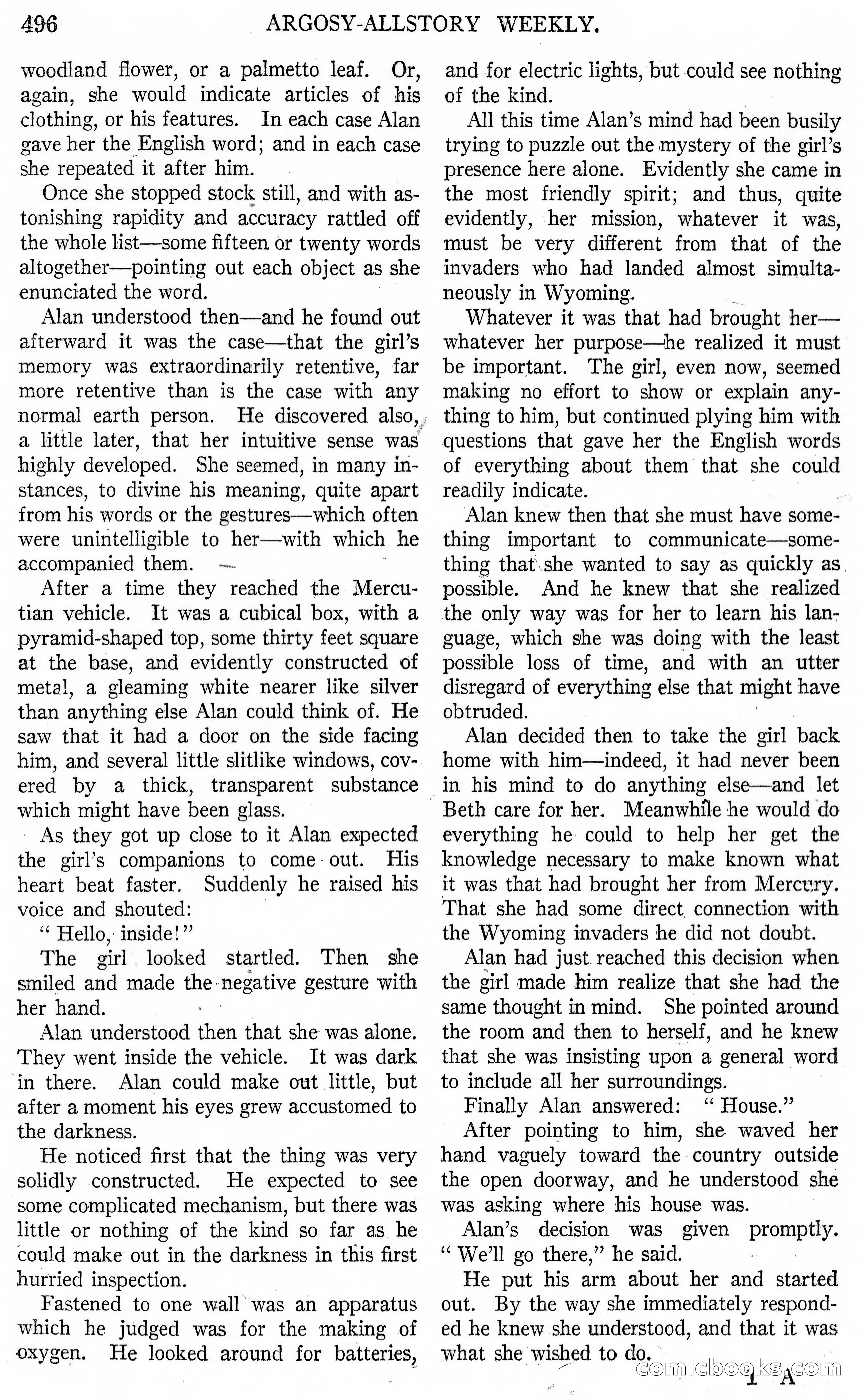 Argosy All-Story Weekly, Vol. 146 No. 4 — page 26 of 176