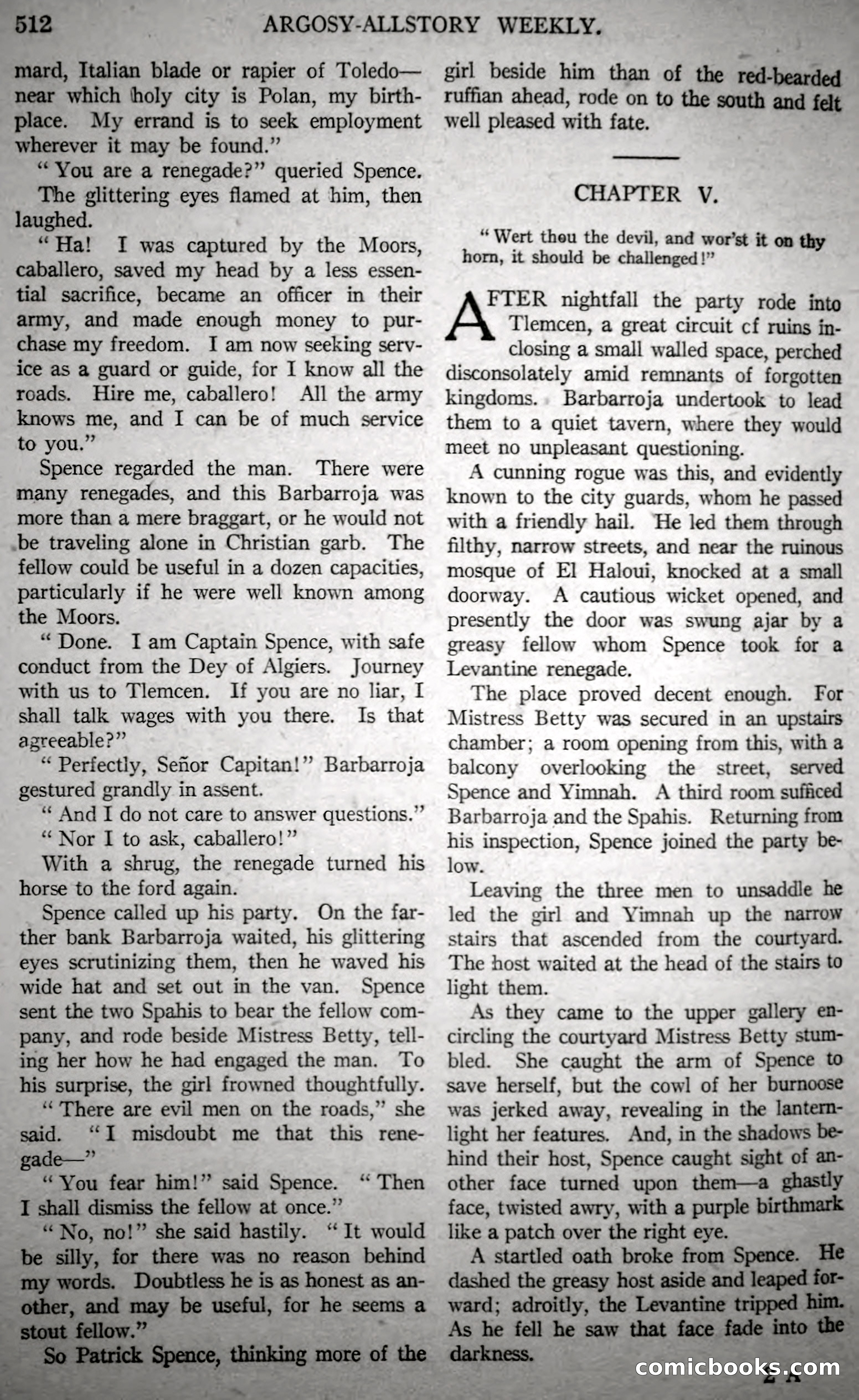 Argosy All-Story Weekly, Vol. 146 No. 4 — page 42 of 176