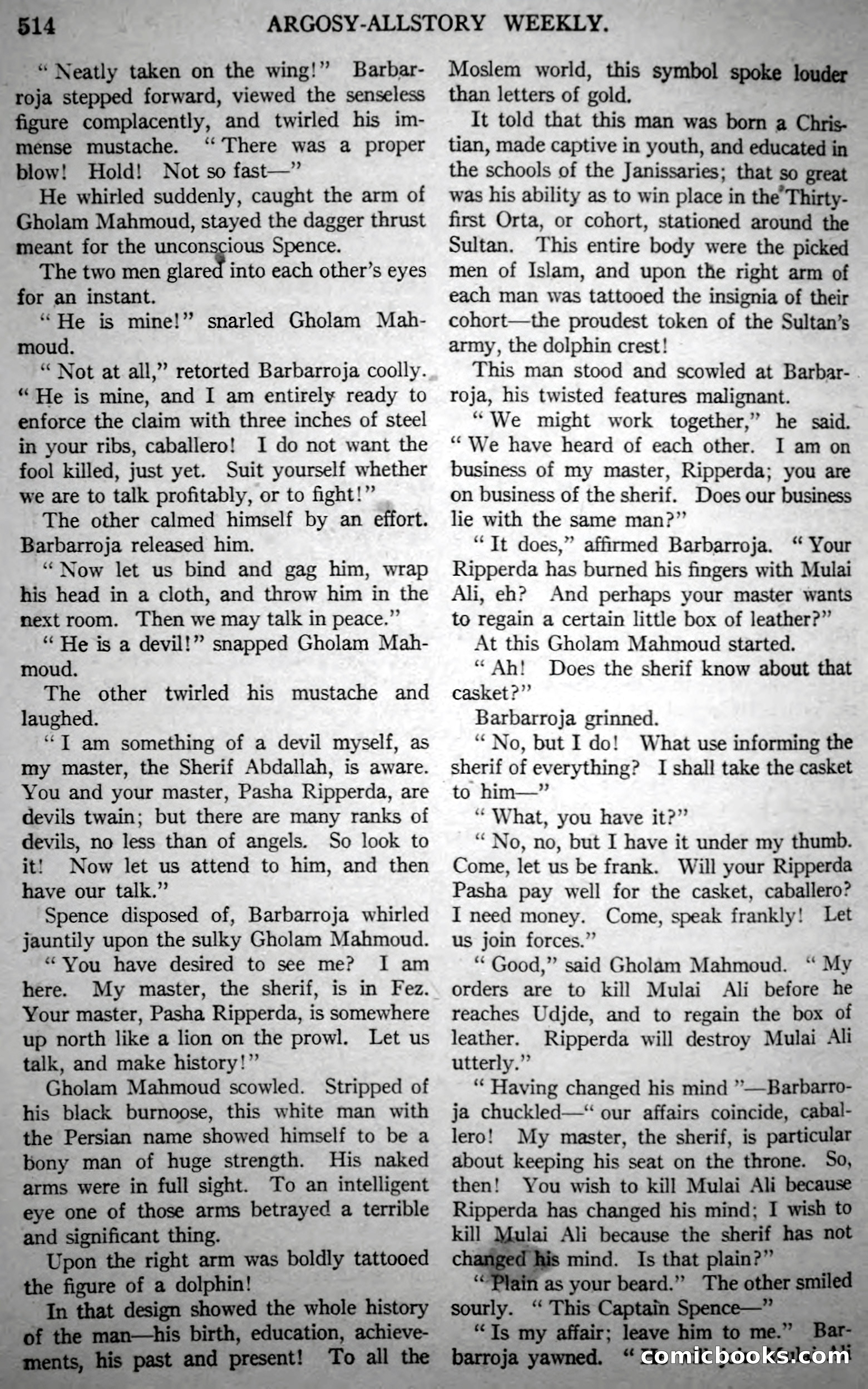 Argosy All-Story Weekly, Vol. 146 No. 4 — page 44 of 176