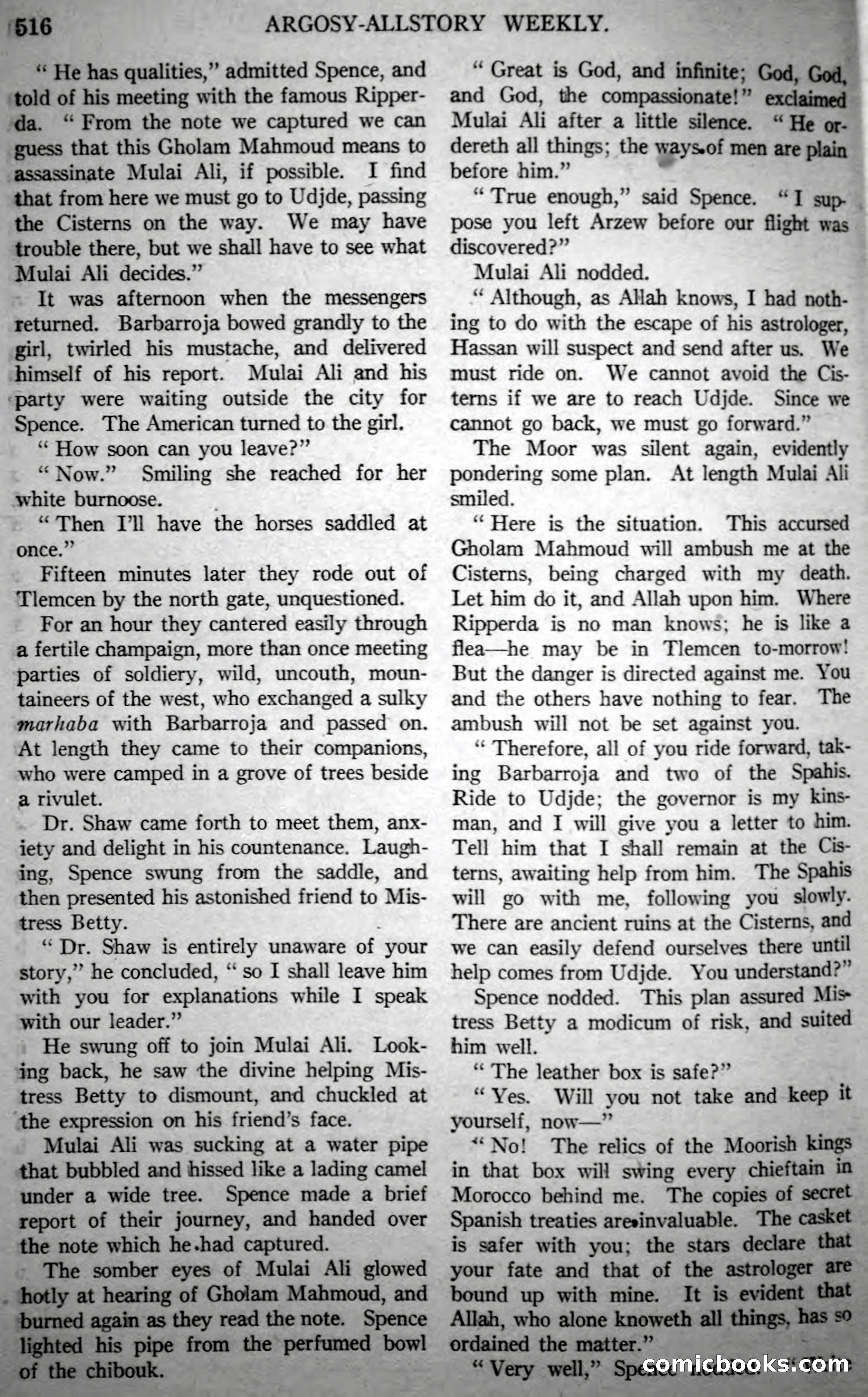 Argosy All-Story Weekly, Vol. 146 No. 4 — page 46 of 176