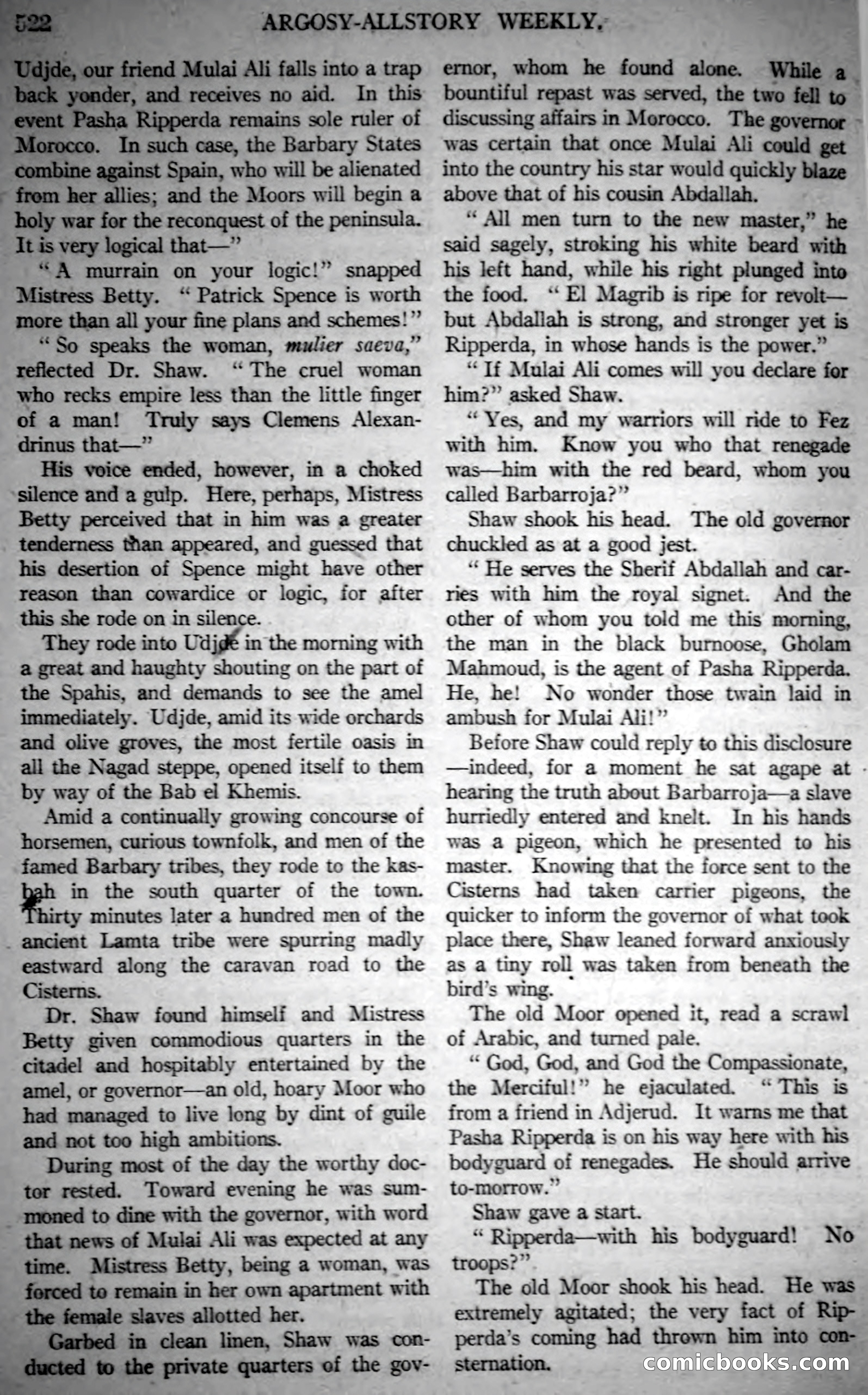 Argosy All-Story Weekly, Vol. 146 No. 4 — page 52 of 176