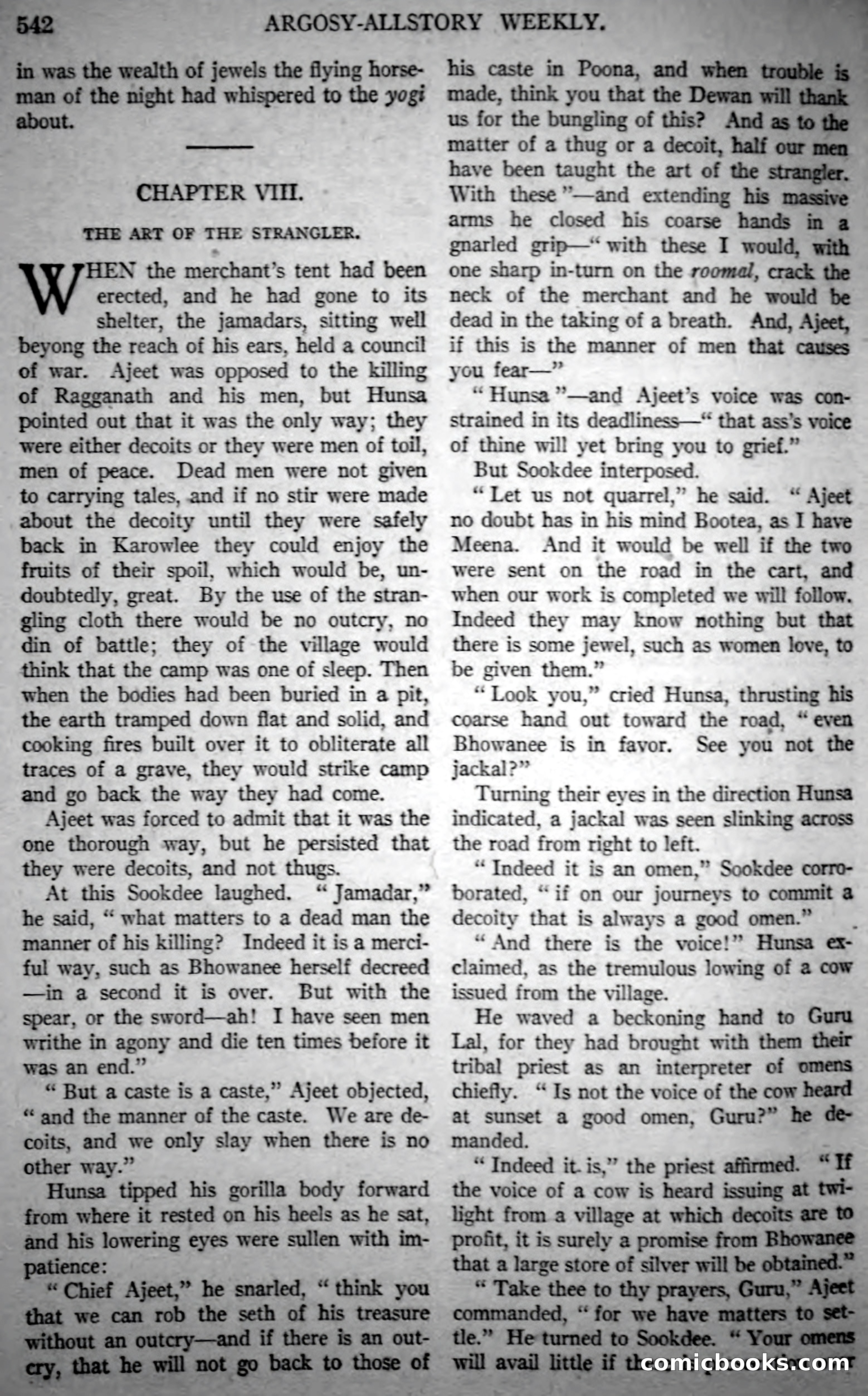 Argosy All-Story Weekly, Vol. 146 No. 4 — page 72 of 176