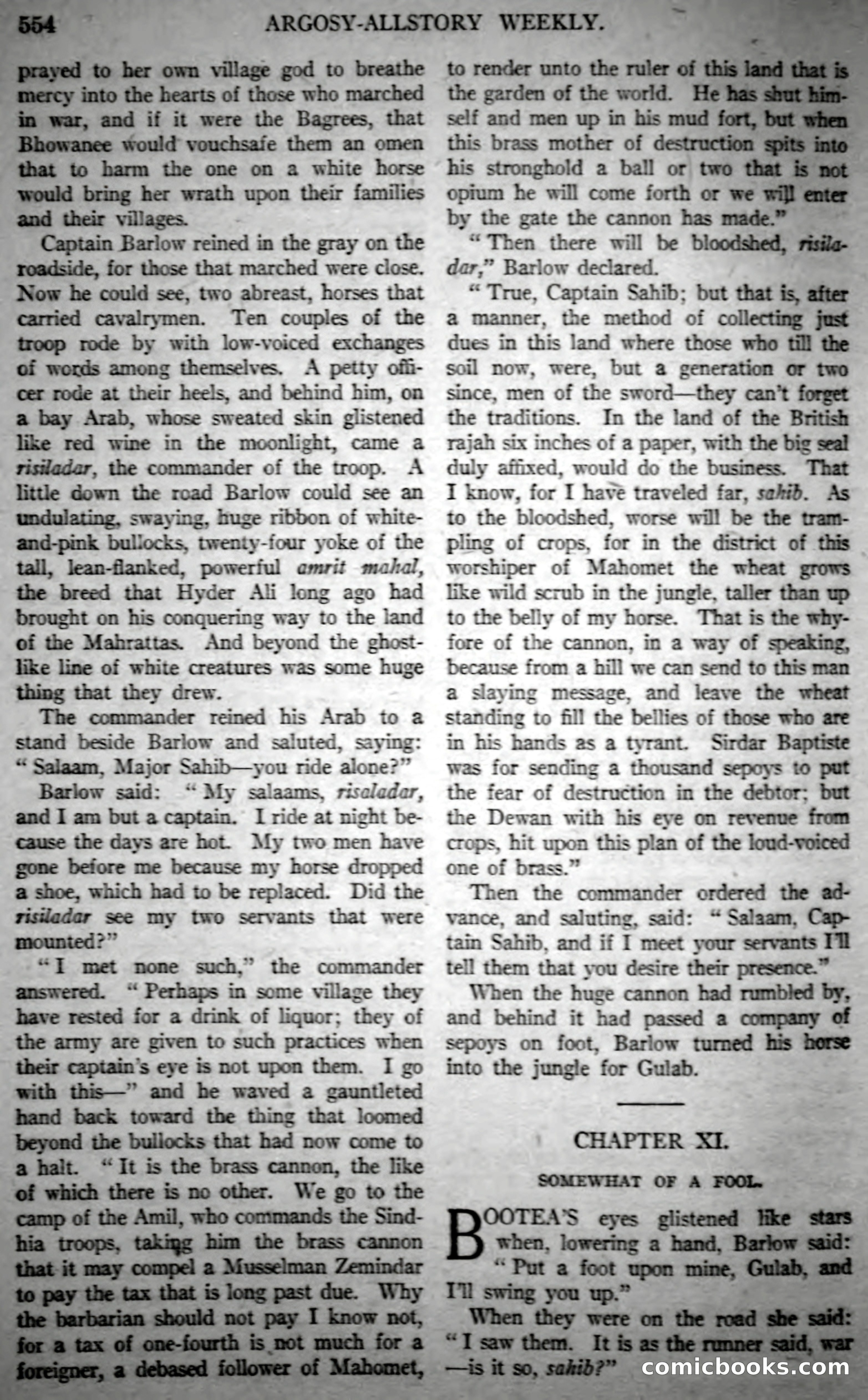 Argosy All-Story Weekly, Vol. 146 No. 4 — page 84 of 176