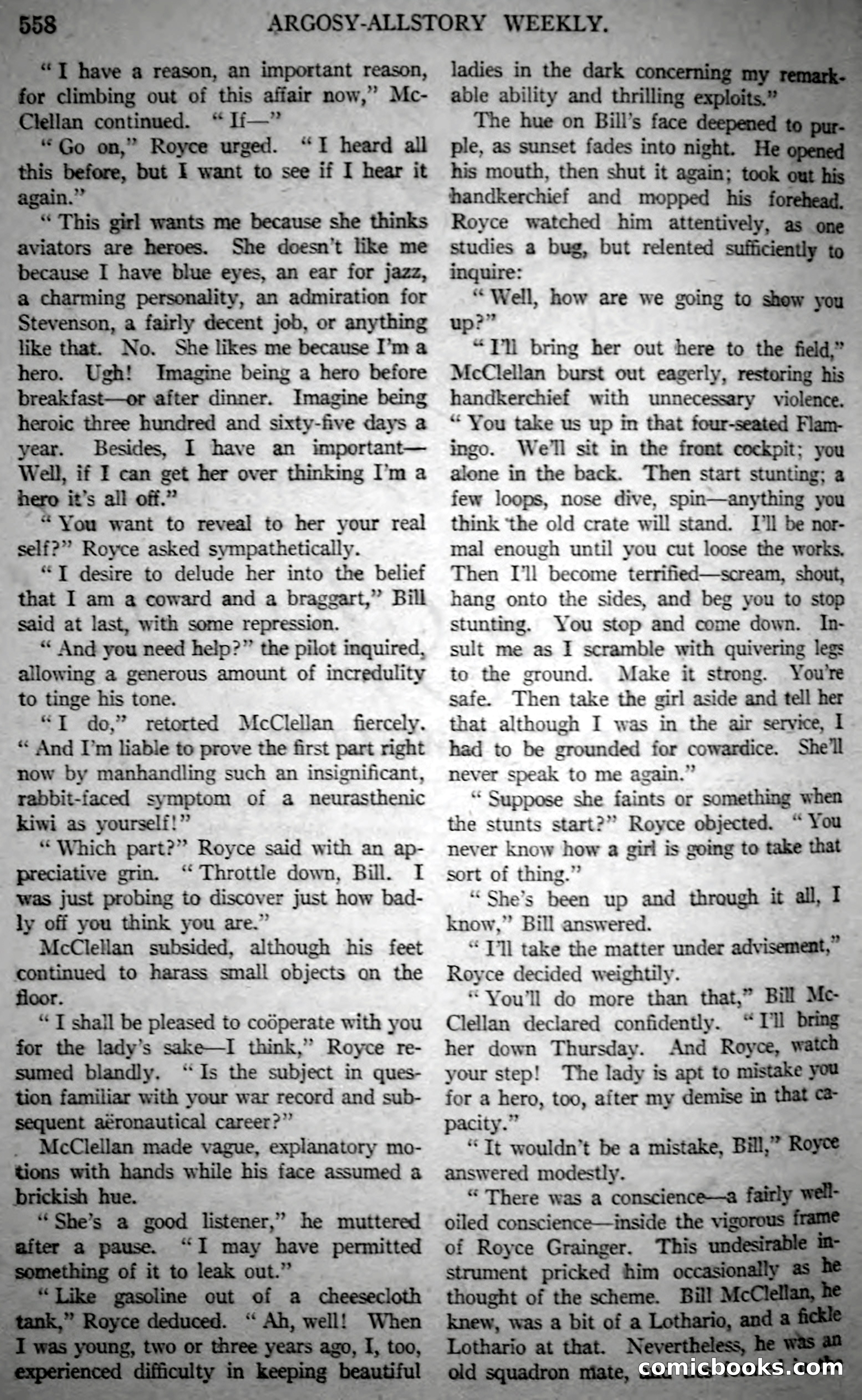 Argosy All-Story Weekly, Vol. 146 No. 4 — page 88 of 176