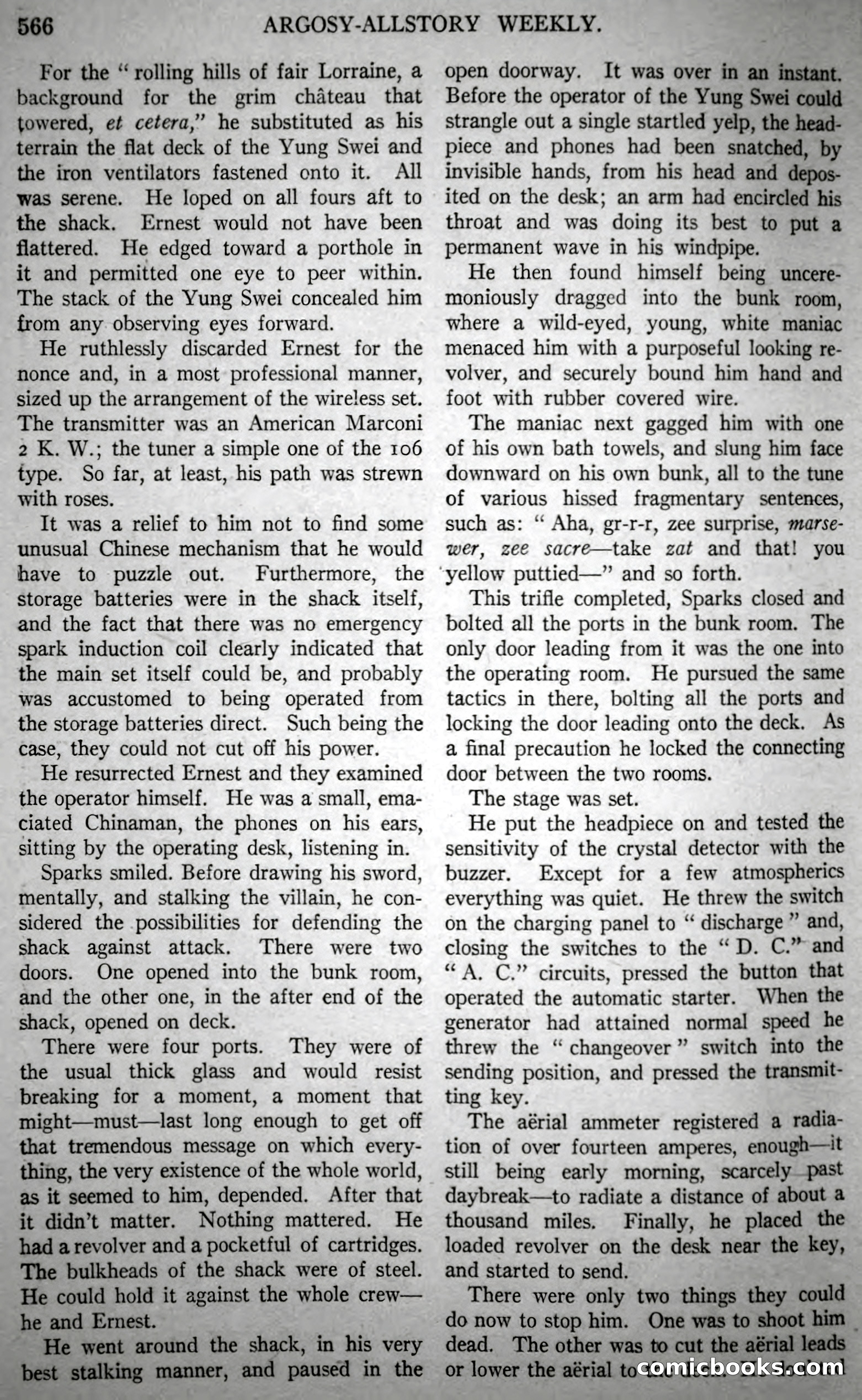 Argosy All-Story Weekly, Vol. 146 No. 4 — page 96 of 176