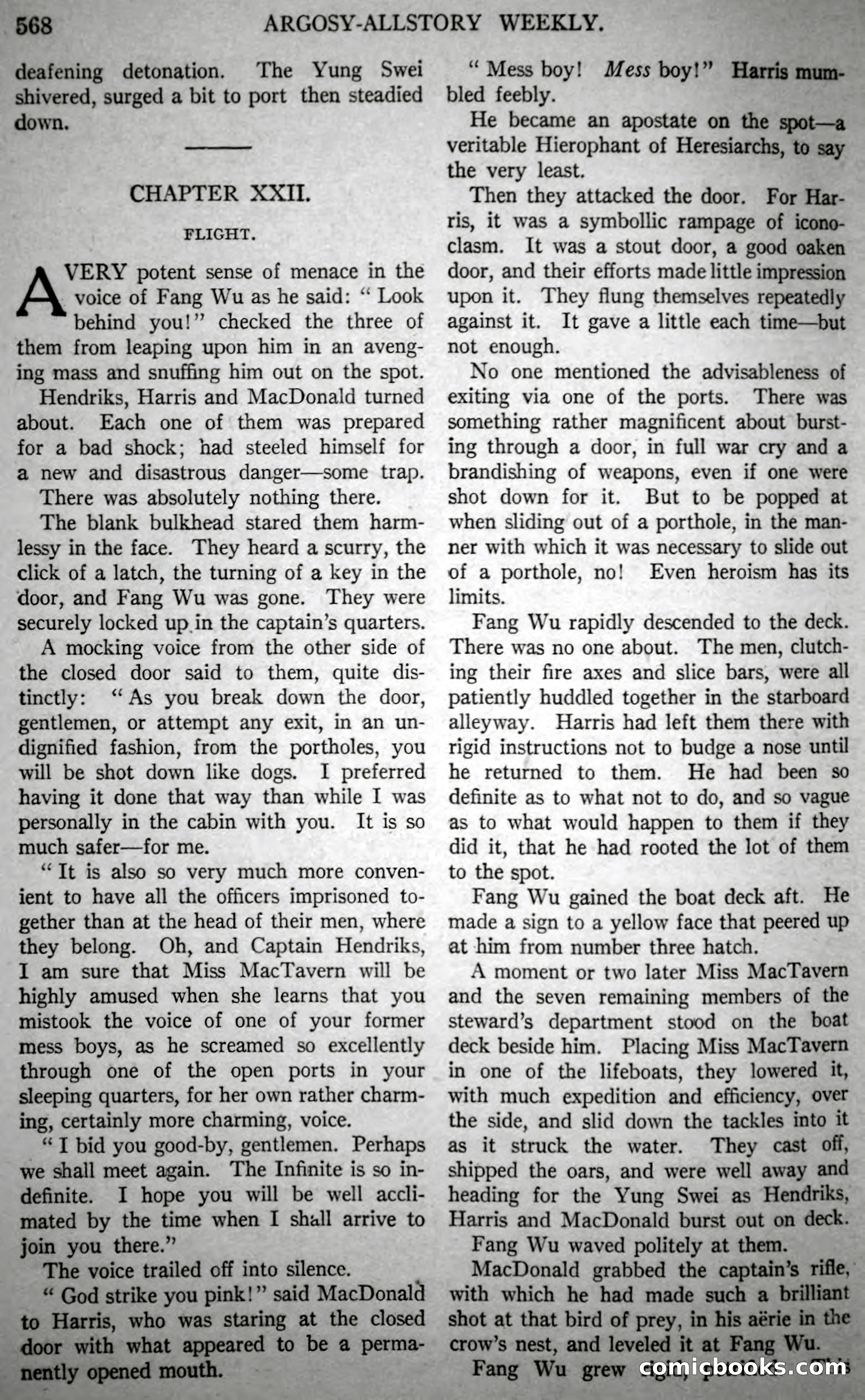 Argosy All-Story Weekly, Vol. 146 No. 4 — page 98 of 176