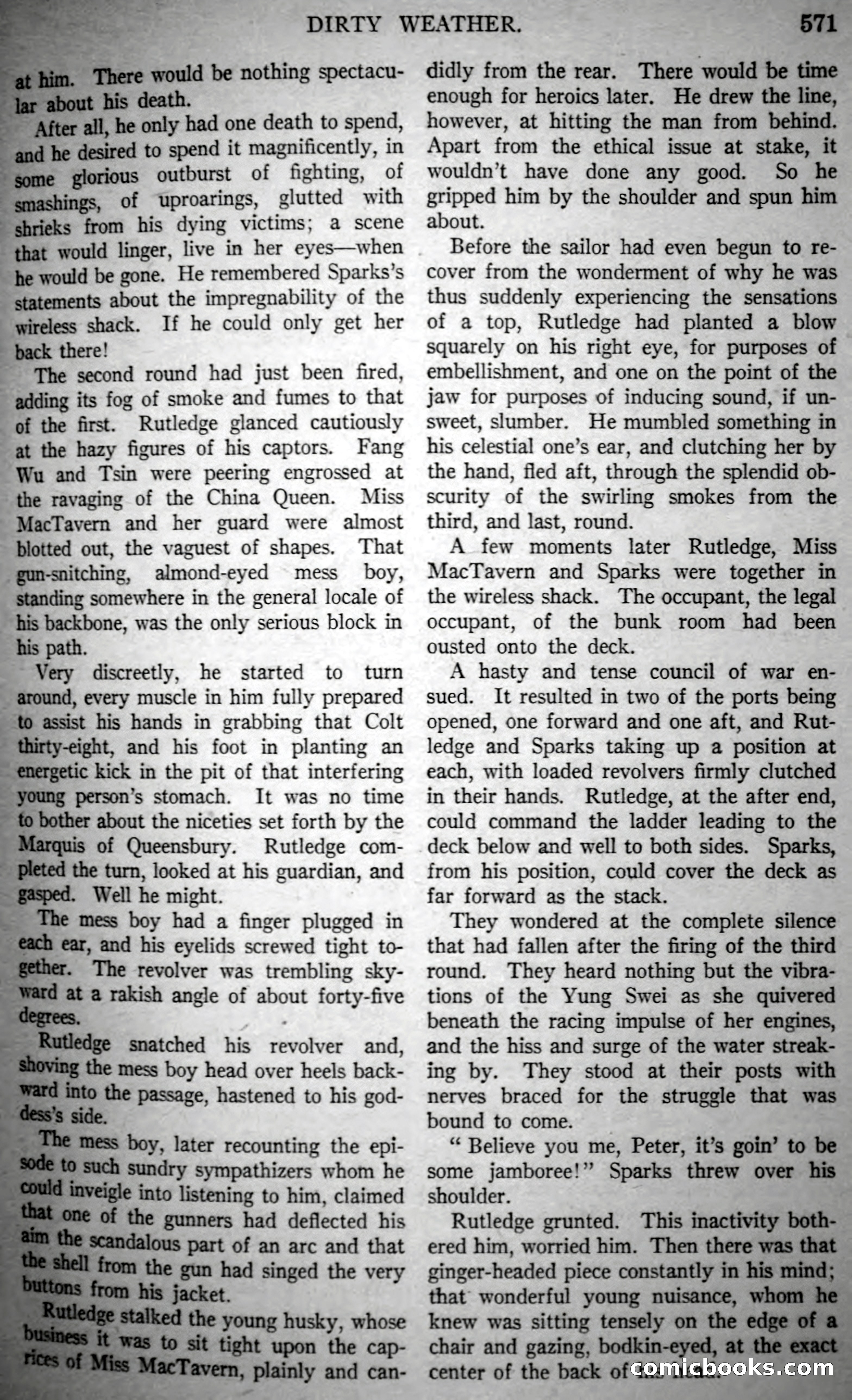 Argosy All-Story Weekly, Vol. 146 No. 4 — page 101 of 176