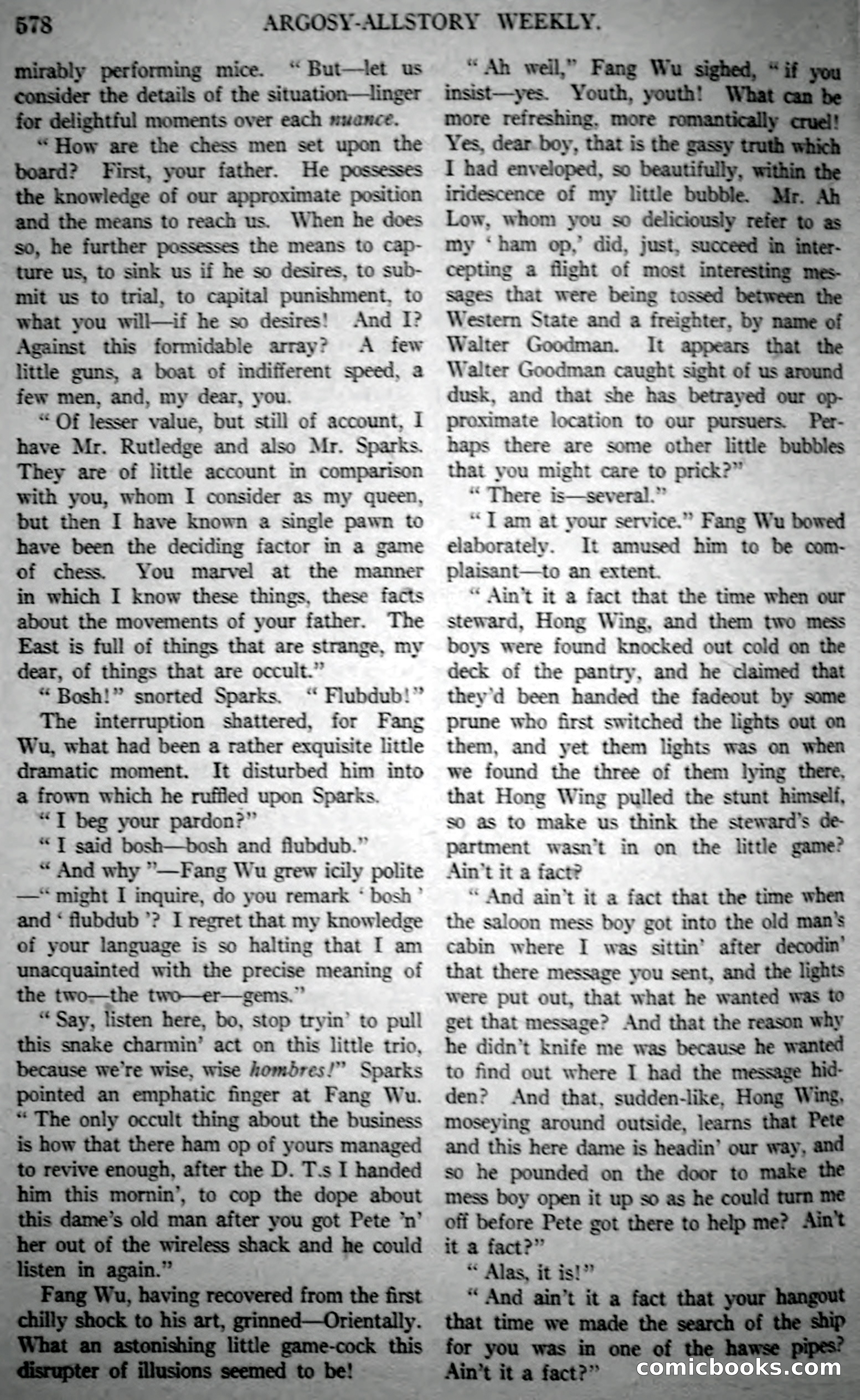 Argosy All-Story Weekly, Vol. 146 No. 4 — page 108 of 176
