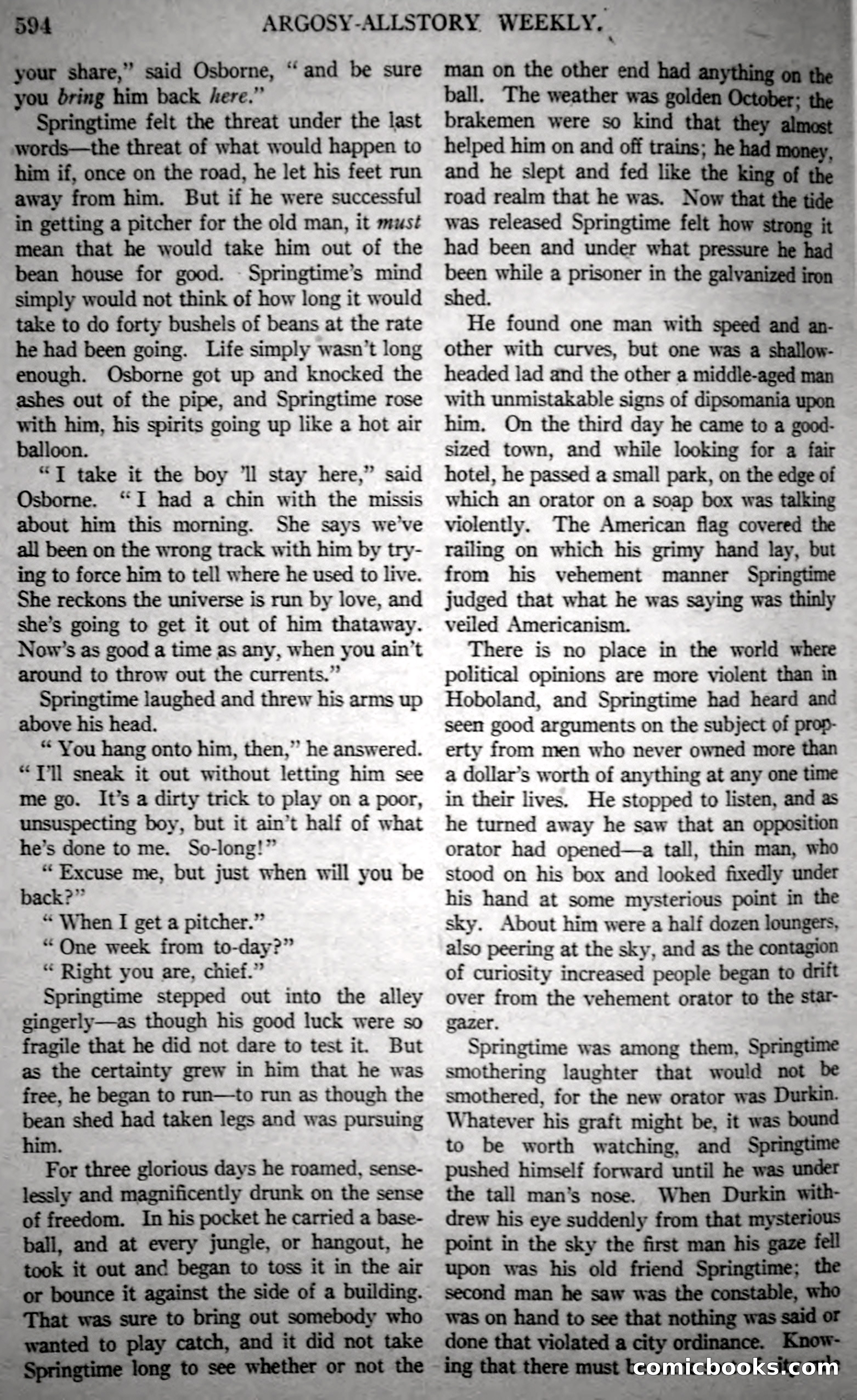 Argosy All-Story Weekly, Vol. 146 No. 4 — page 124 of 176