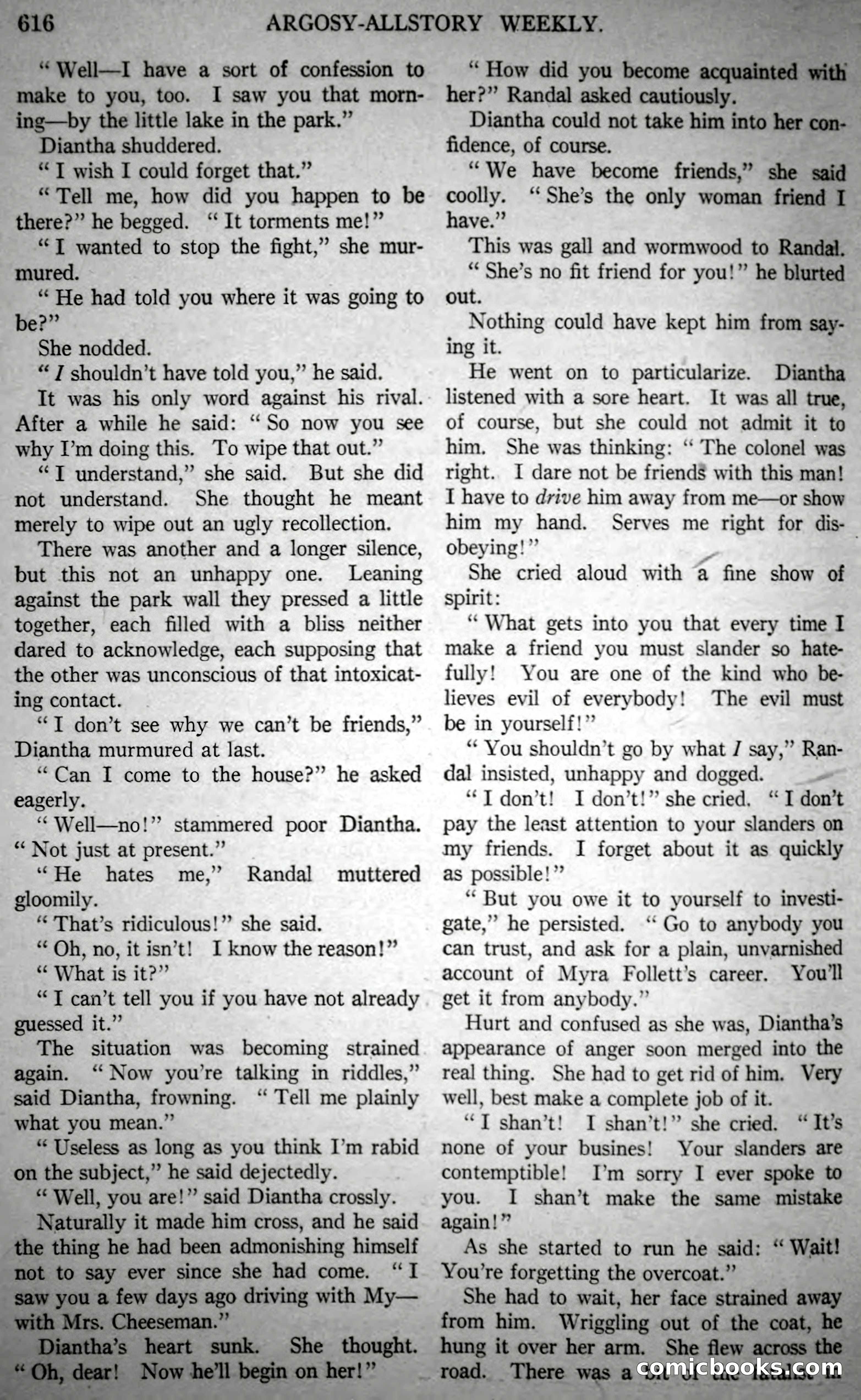 Argosy All-Story Weekly, Vol. 146 No. 4 — page 146 of 176
