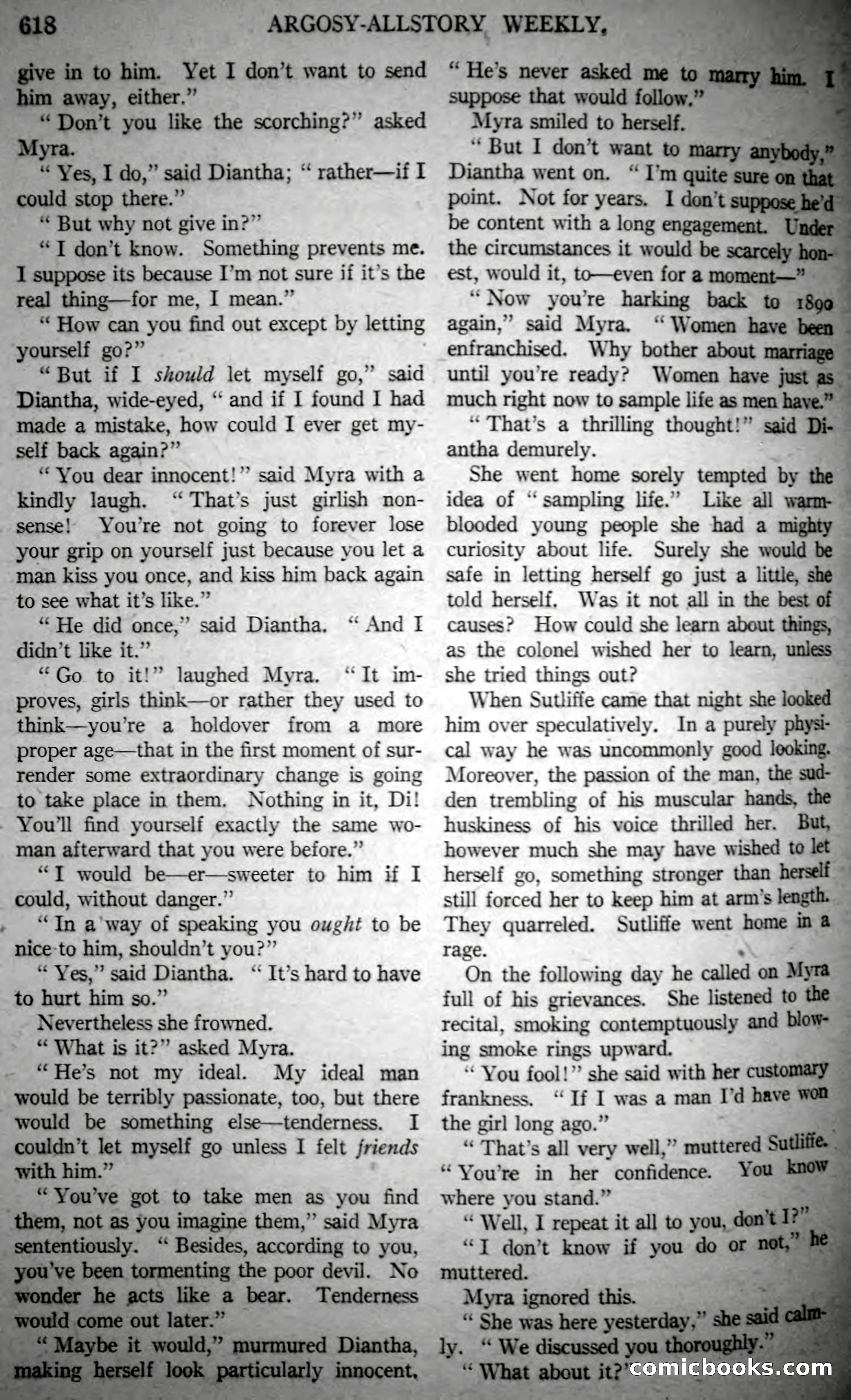 Argosy All-Story Weekly, Vol. 146 No. 4 — page 148 of 176