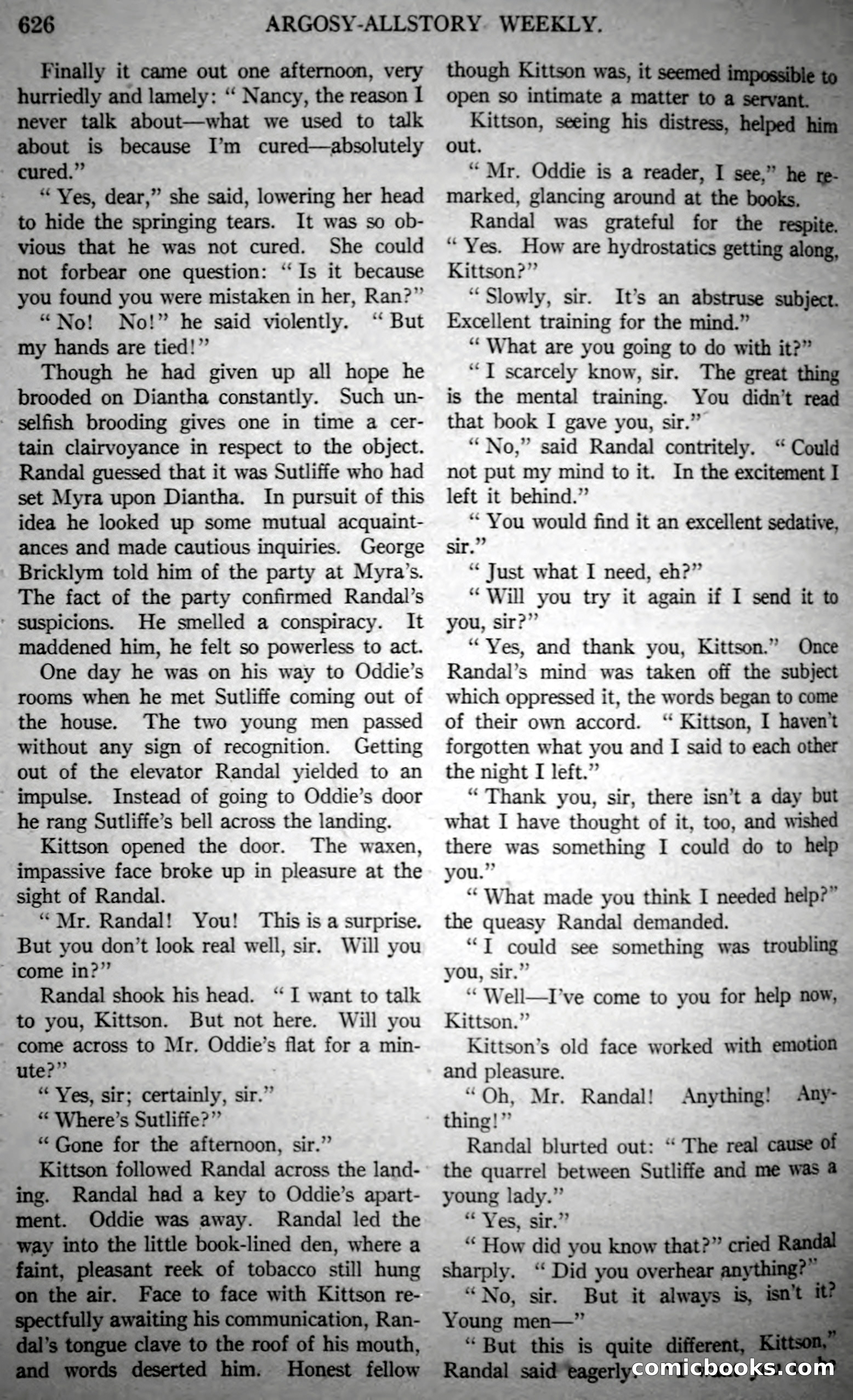 Argosy All-Story Weekly, Vol. 146 No. 4 — page 156 of 176
