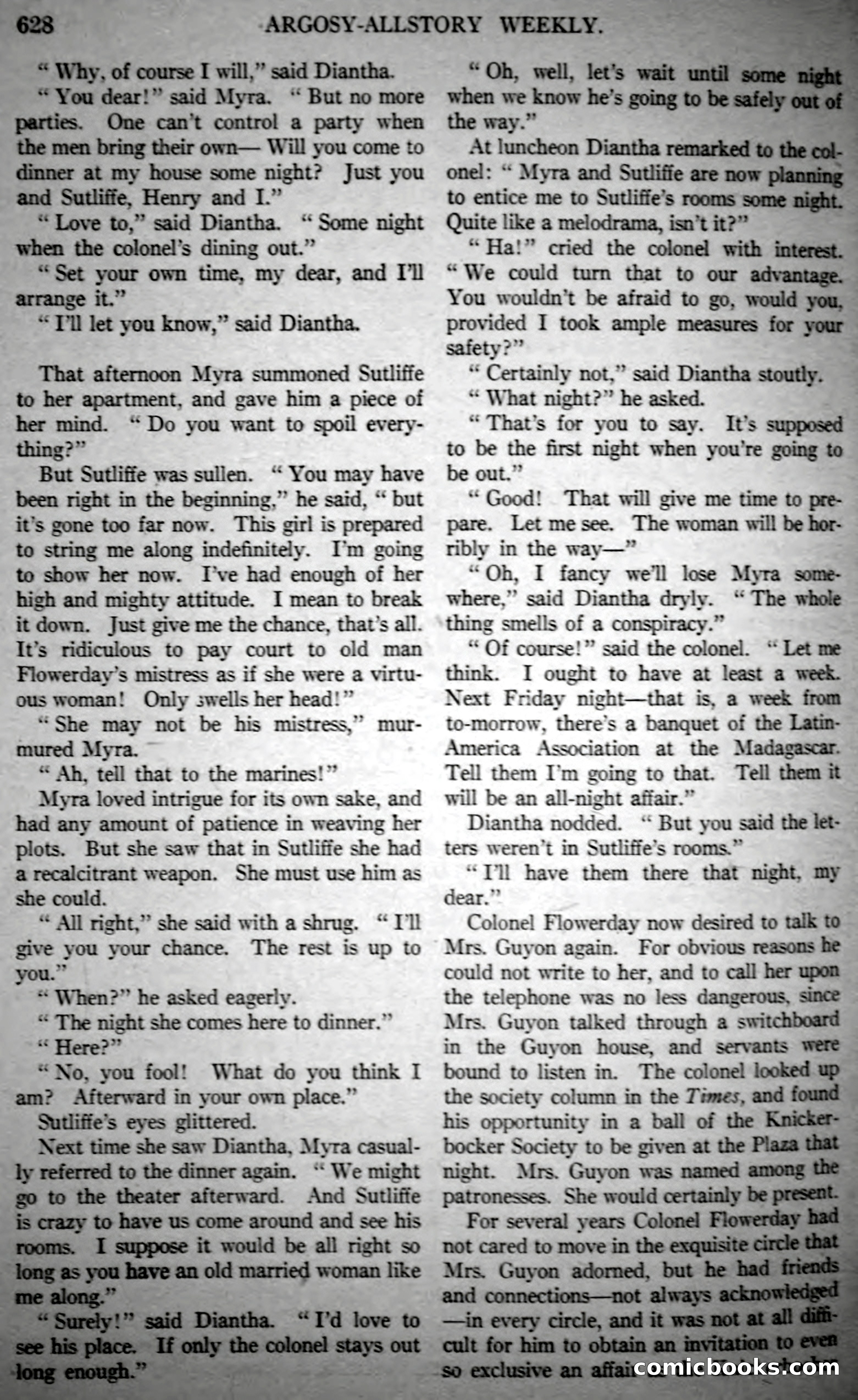 Argosy All-Story Weekly, Vol. 146 No. 4 — page 158 of 176